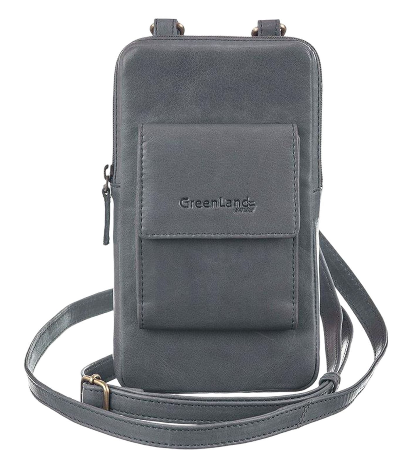 GreenLand Nature Handytasche Phone Case, aus echtem Leder