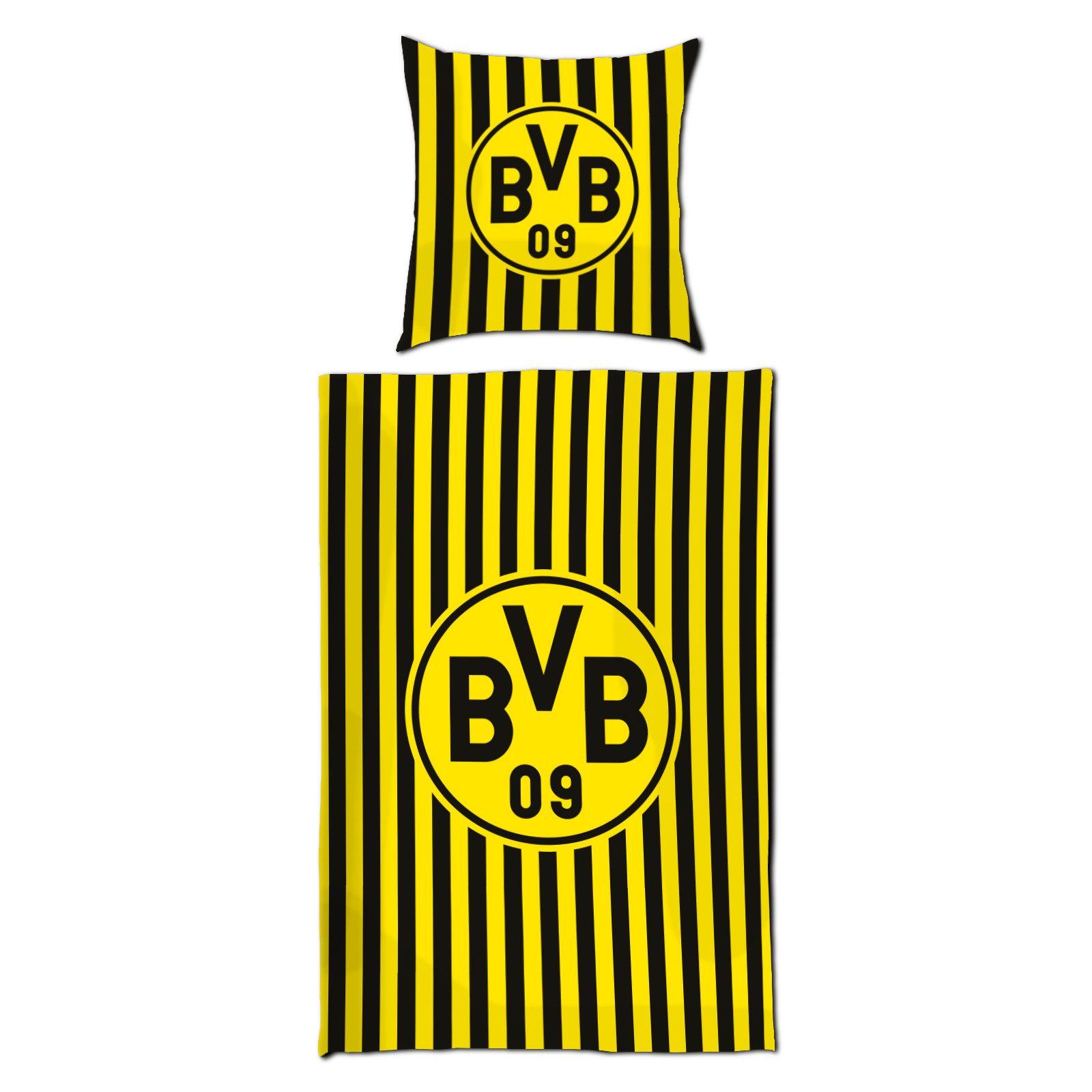BVB Bettwäsche BVB Wendebettwäsche Streifen 135 x 200cm, Baumwolle, 2 teilig