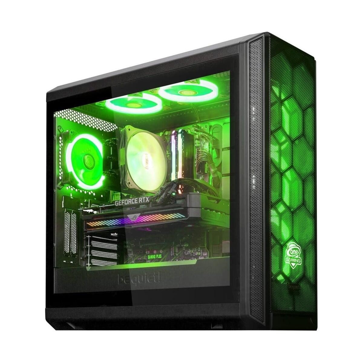 ONE GAMING Silent Newcomer AN702 Gaming-PC (AMD Ryzen 7 5700X, GeForce RTX 5070, 32 GB RAM, 1000 GB SSD, Wasserkühlung)