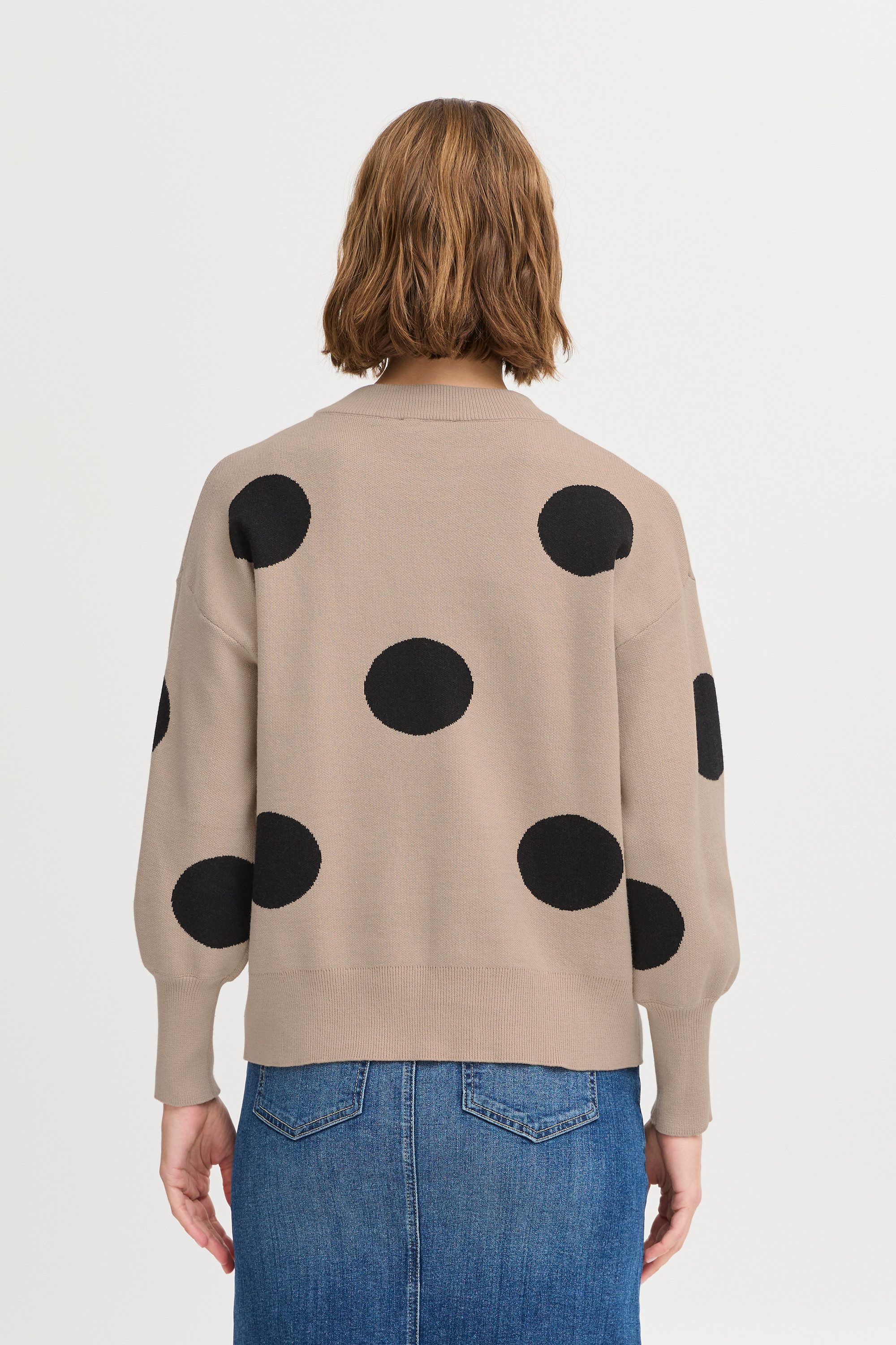 b.young Strickpullover BYOMME DOT JUMPER - KNIT