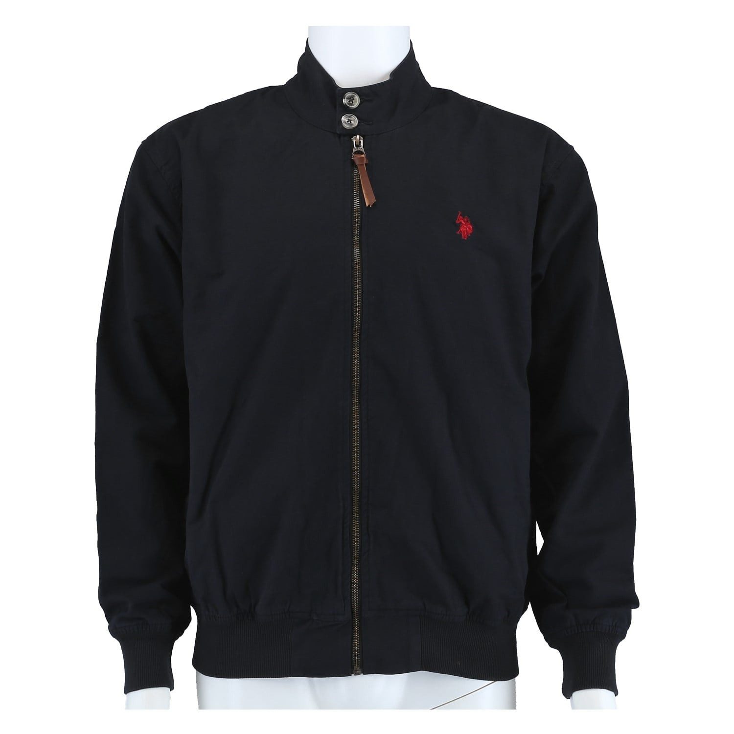 U.S. Polo Assn. Funktionsjacke Blouson-Übergangsjacke US16835 (Baumwolle) schwarz Herren