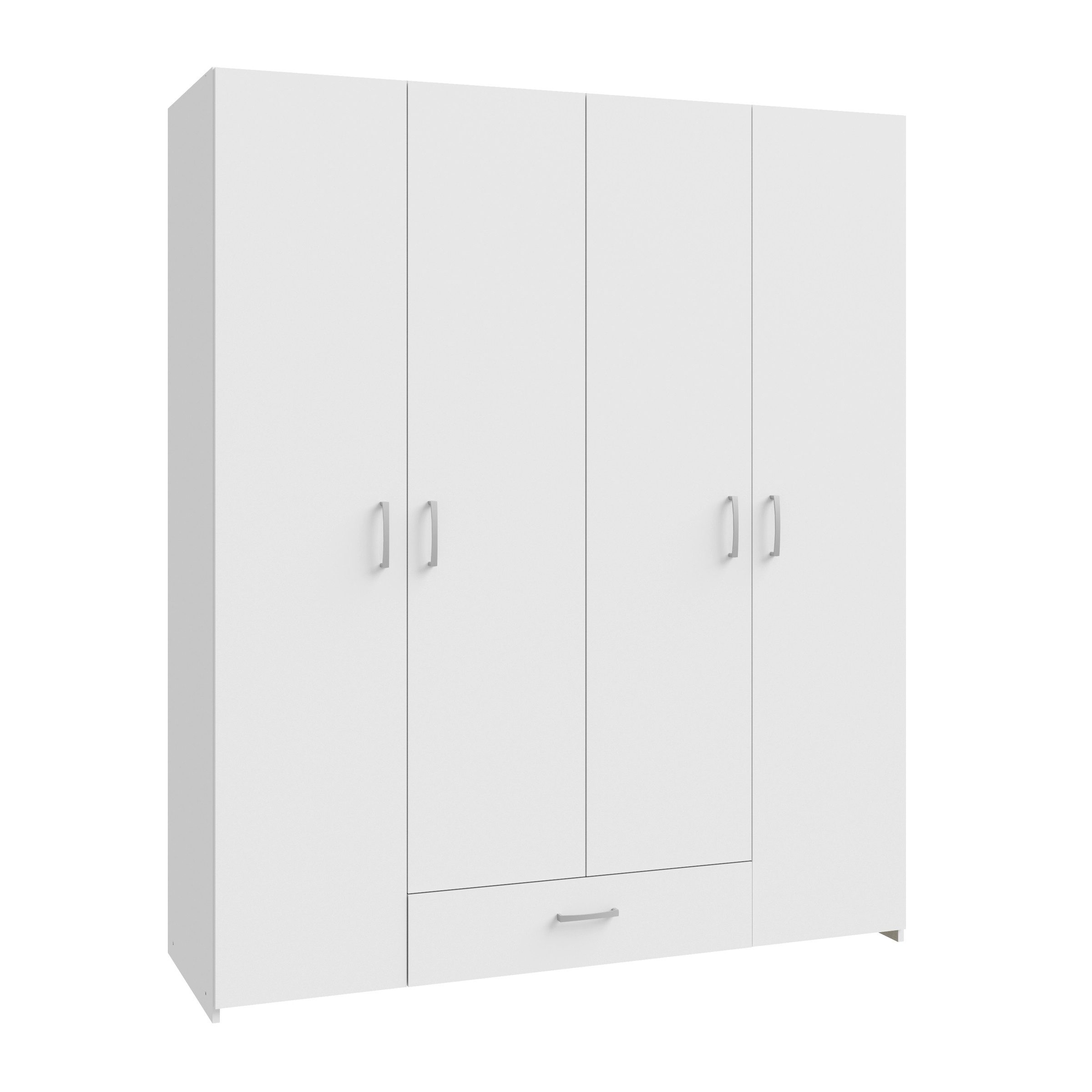 freiraum Drehtürenschrank ECONOBOX in Weiss - 159,1x190,5x54,4cm (BxHxT)
