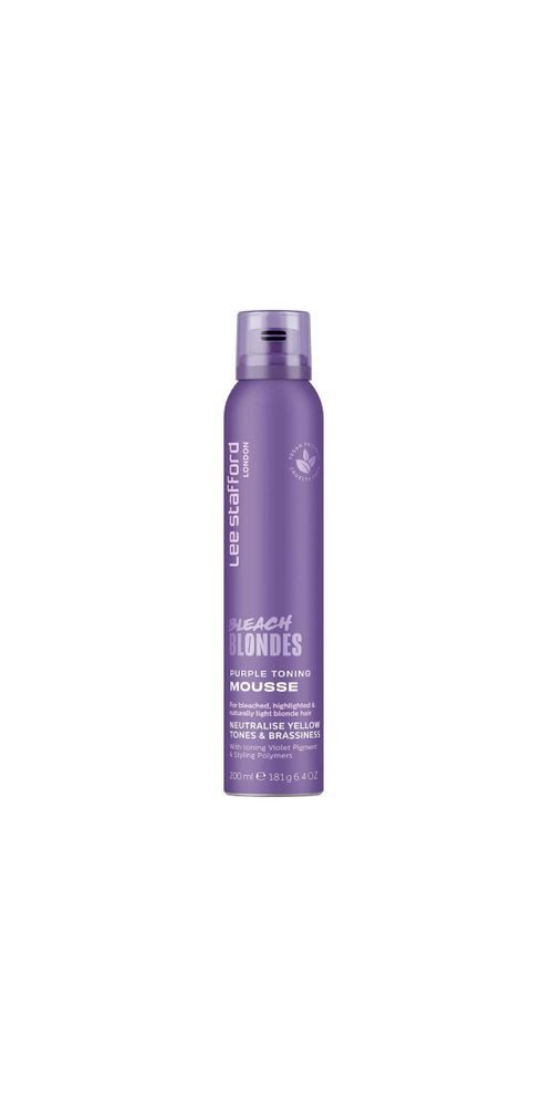 Lee Stafford Haarkur Lee Stafford Bleach Blondes Purple Toning Mousse 200ml