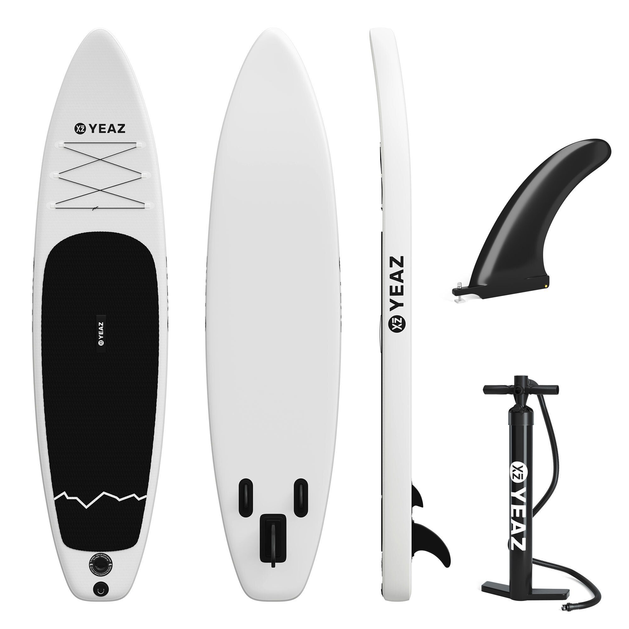YEAZ Inflatable SUP-Board NOHEA - EXOTRACE - SUP Board, Inflatable SUP Board, (Set), inkl. Zubehör wie Finne und Handpumpe