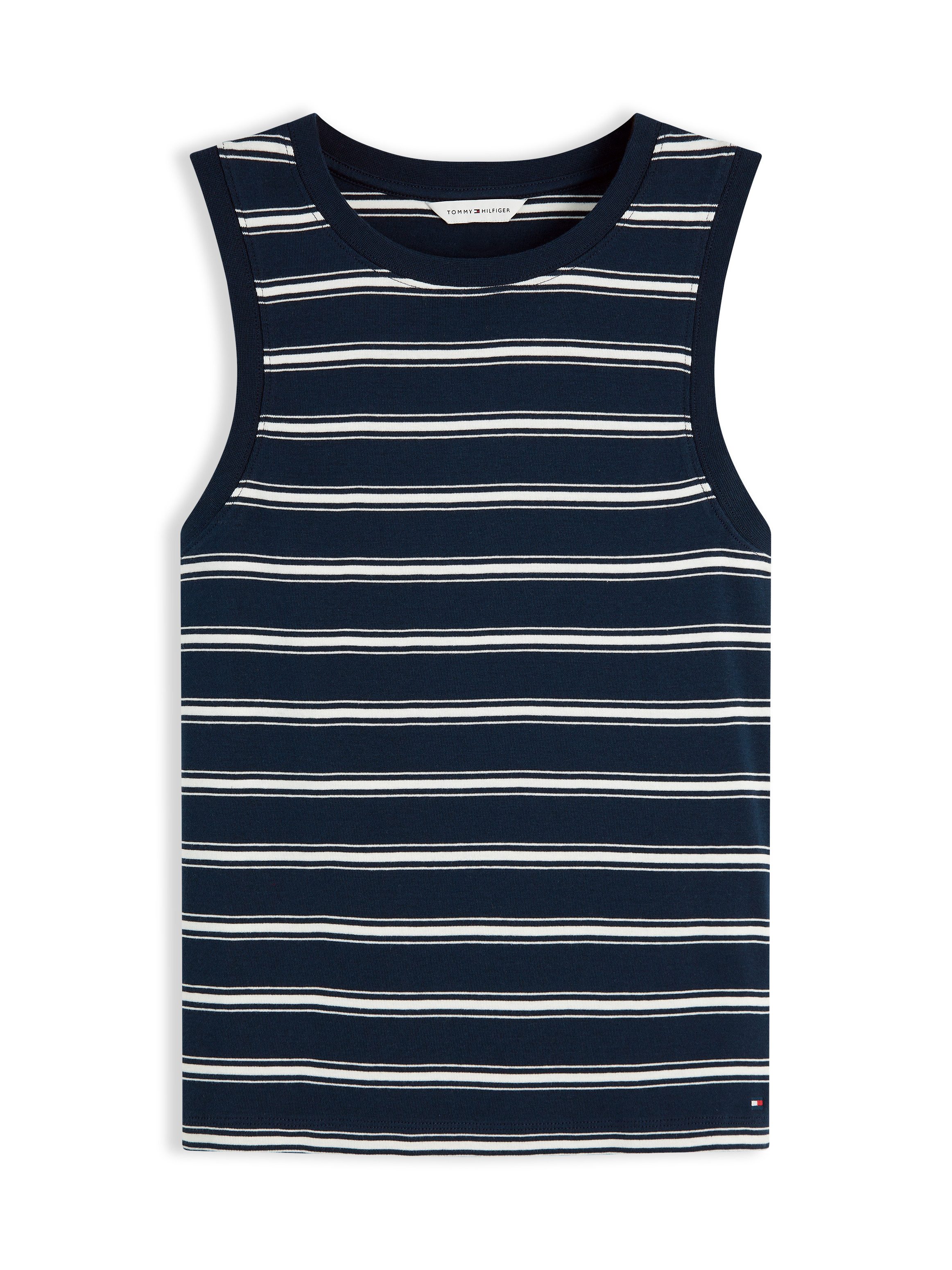 Tommy Hilfiger Tanktop MULTISTRIPE TANK TOP Baumwolle – Bild 5 von 5