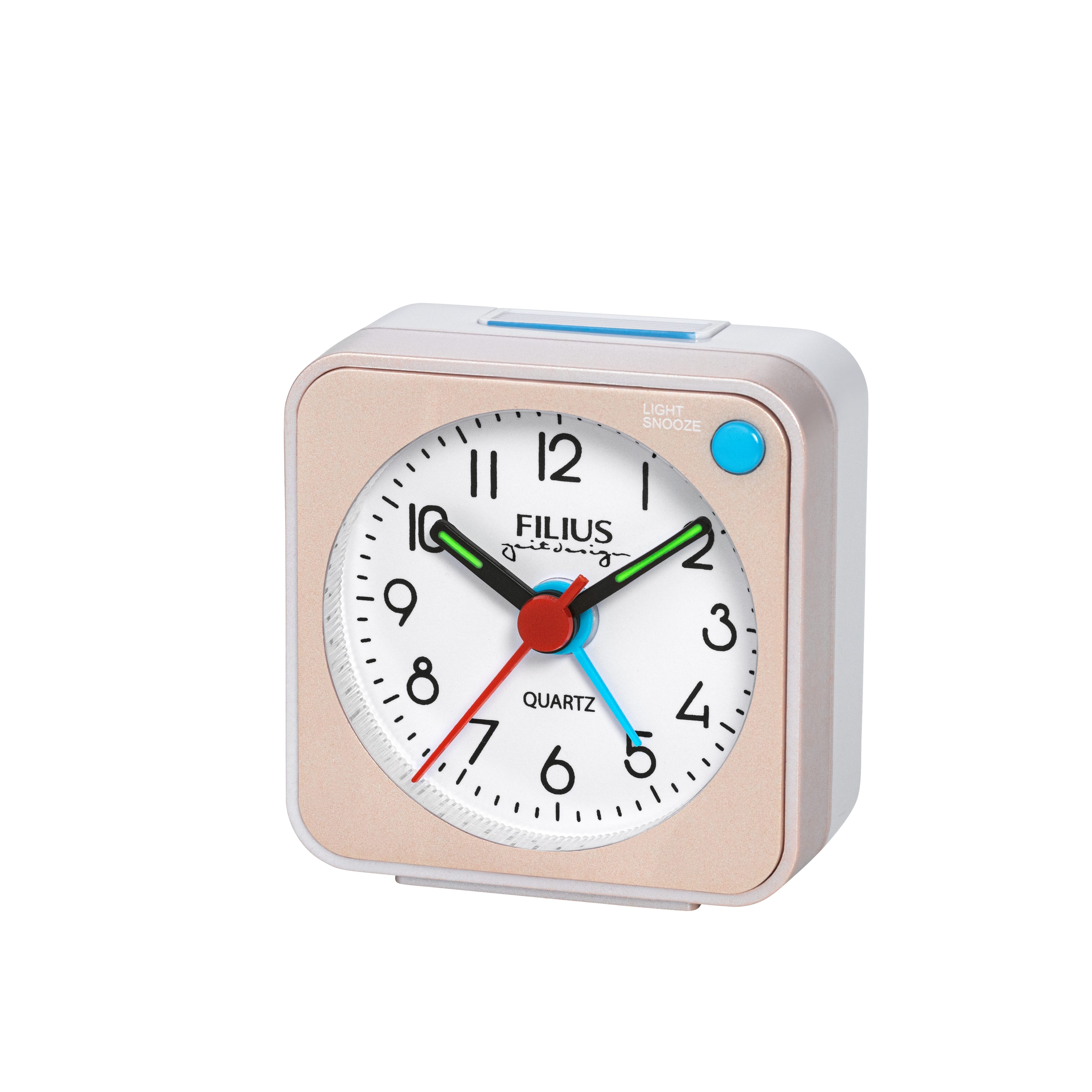 FILIUS zeitdesign Quarzwecker Будильники, Reisewecker, Schlafzimmer, Leuchtzeiger,schleichende Sekunde