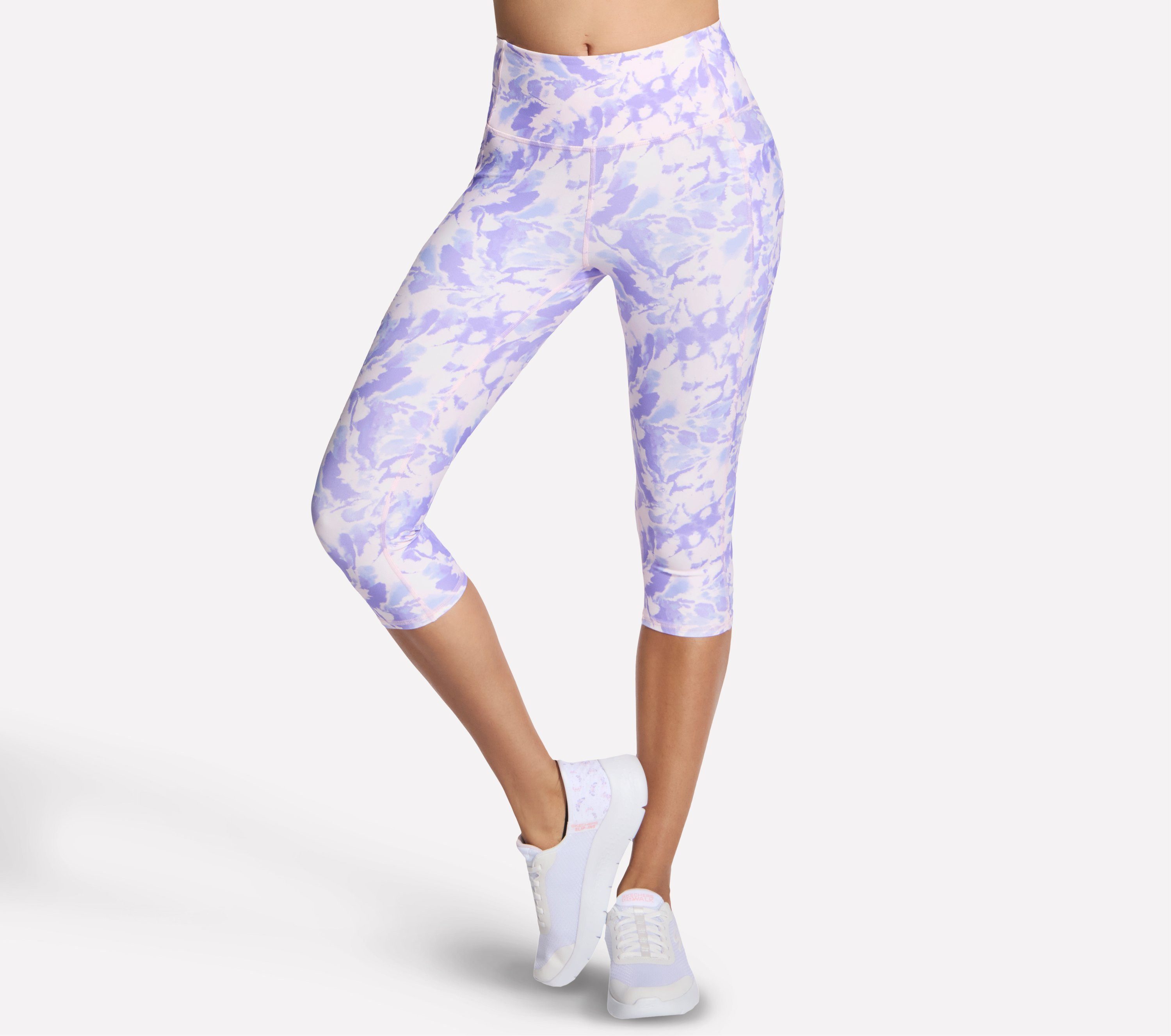 Skechers Caprileggings GOFLEX PRINTED HW CAPRI sportlicher Stil, für sportliche Aktivitäten, bequeme Passform