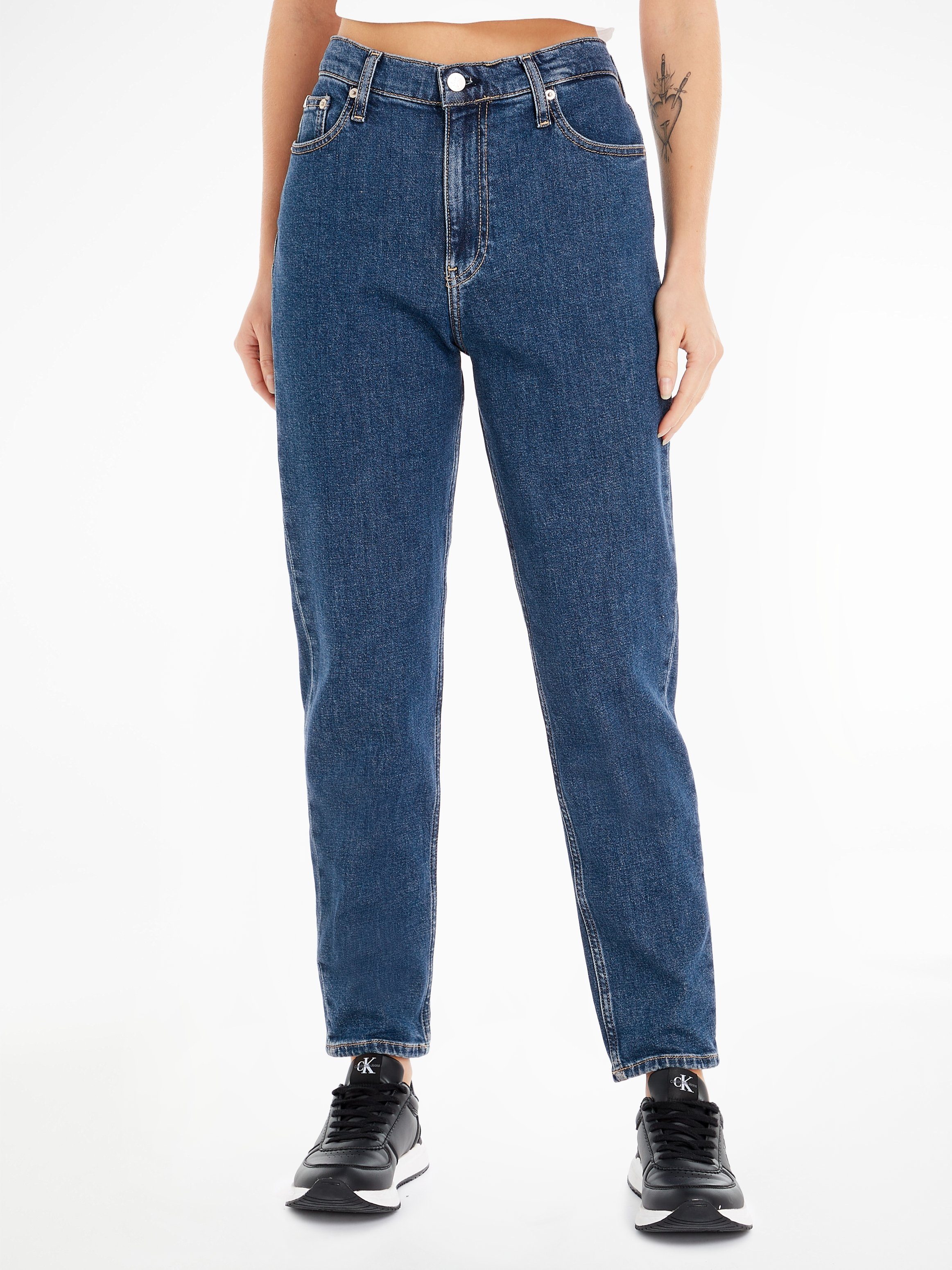Calvin Klein Jeans Mom-Jeans "MOM JEAN", 5-Pocket-Form günstig online kaufen