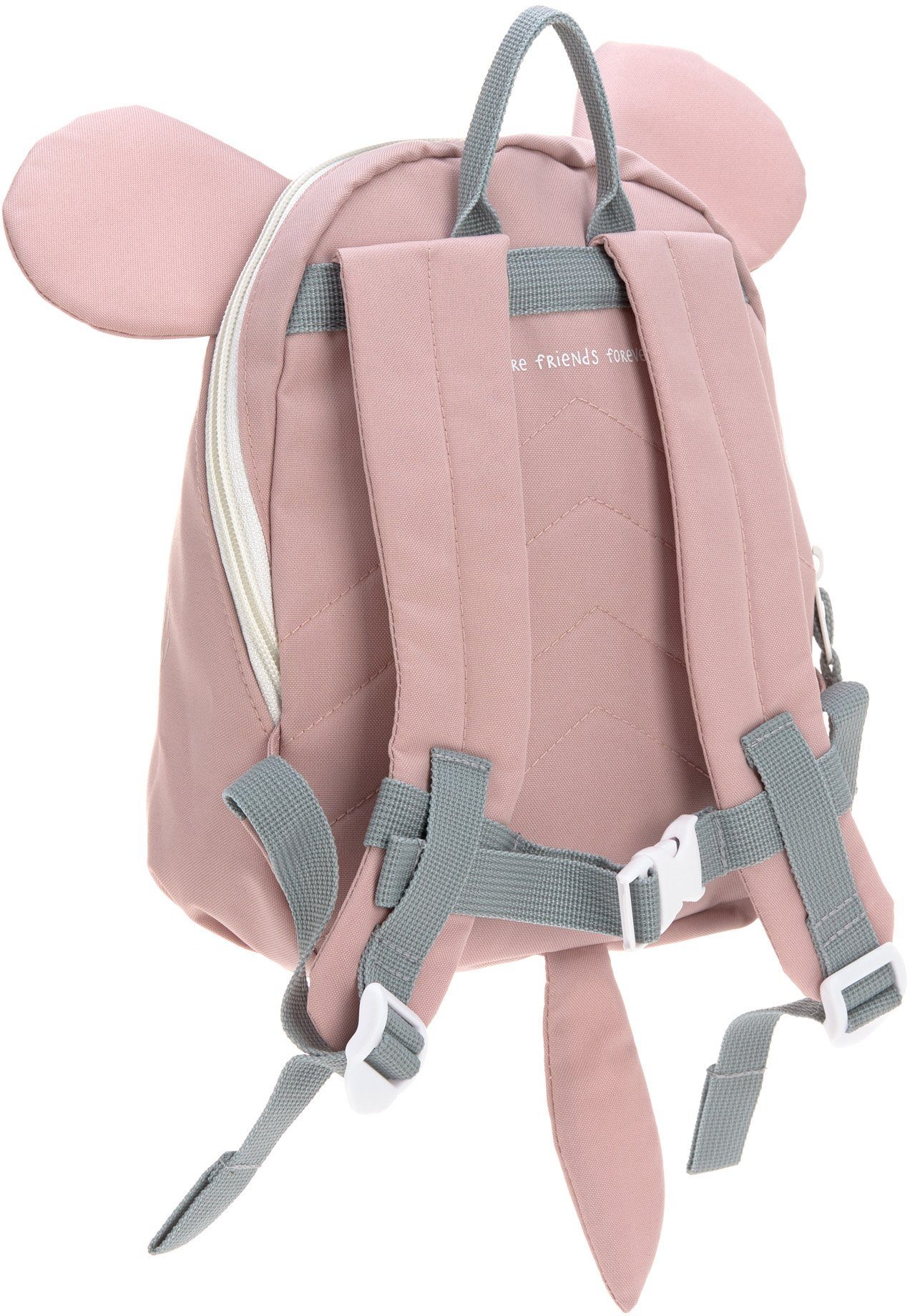 LÄSSIG Kinderrucksack About Friends, Tiny Backpacks, Chinchilla, PETA-approved vegan