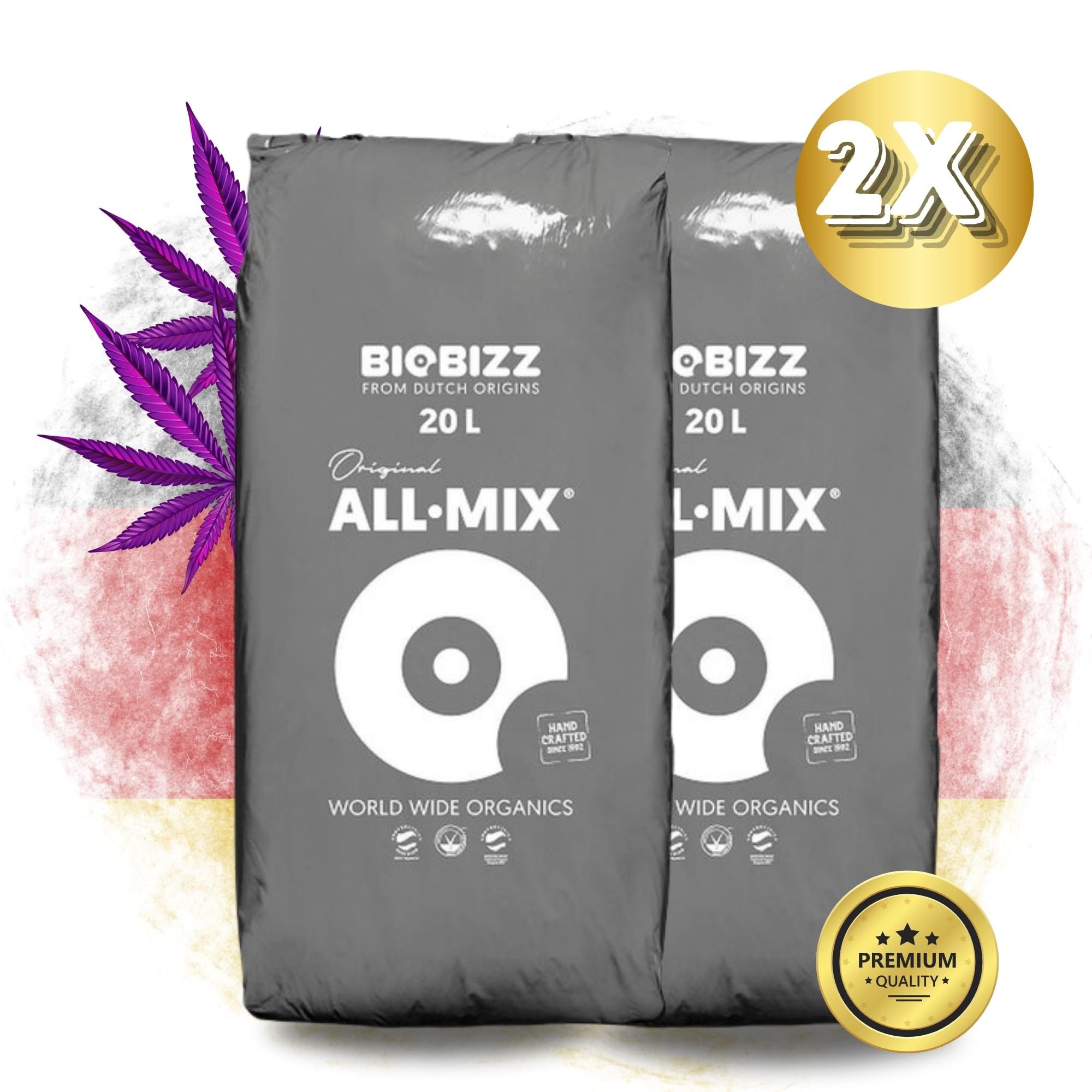 Pflanzerde All Mix Grow Erde für Anzucht Blüte Allmix Autoflower Growerde Grower