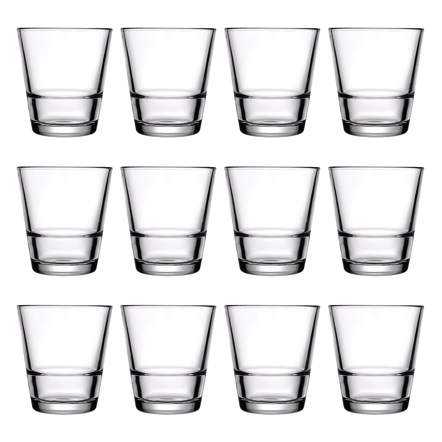 WAS Whiskyglas Whiskygläser, Cocktailgläser 12er Set - Grande-S, 295ml