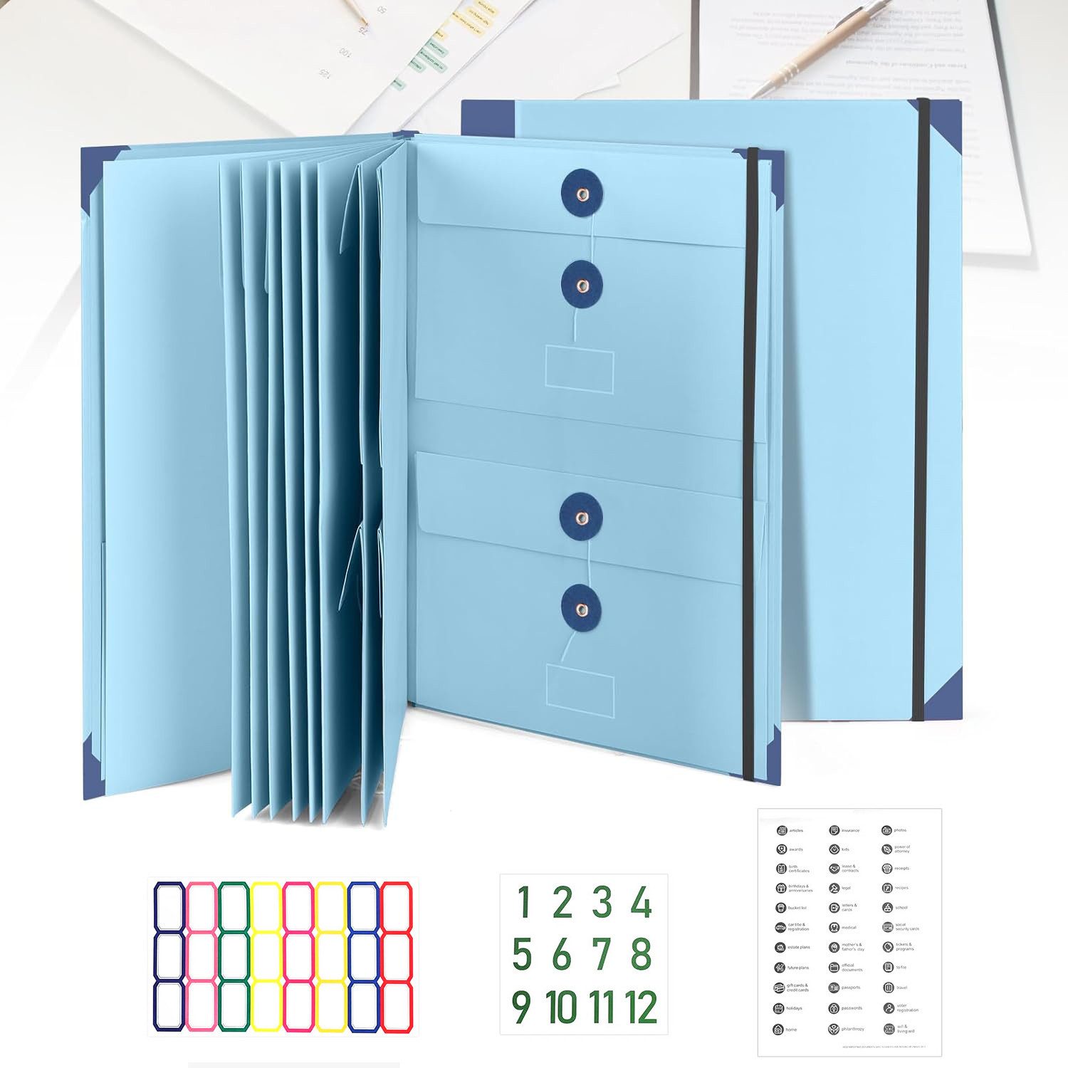 BlingBin Fächermappe Organizer für wichtige Dokumente günstig online kaufen