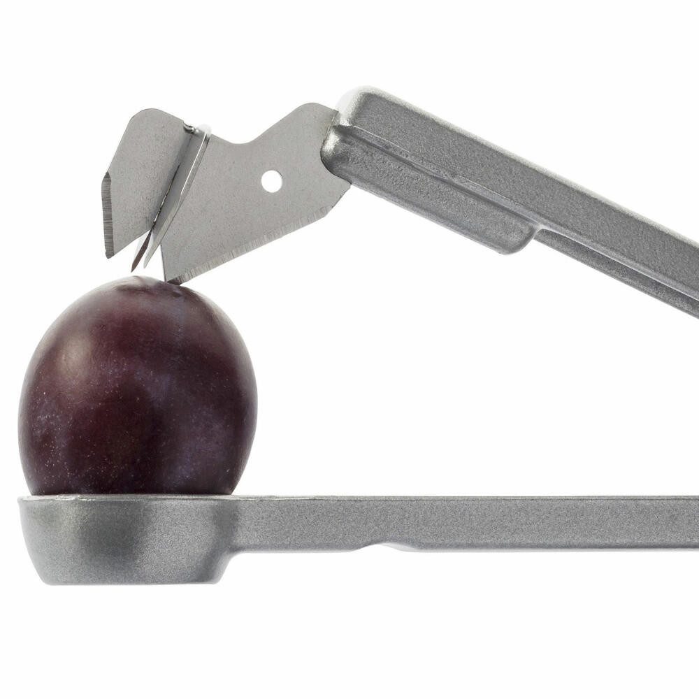 WESTMARK Entsteiner Set: 1 Kirschenentkerner & 1 Pflaumenentsteine, Aluminium, Edelstahl, praktisches Set, für küchenfertig entsteinte Früchte