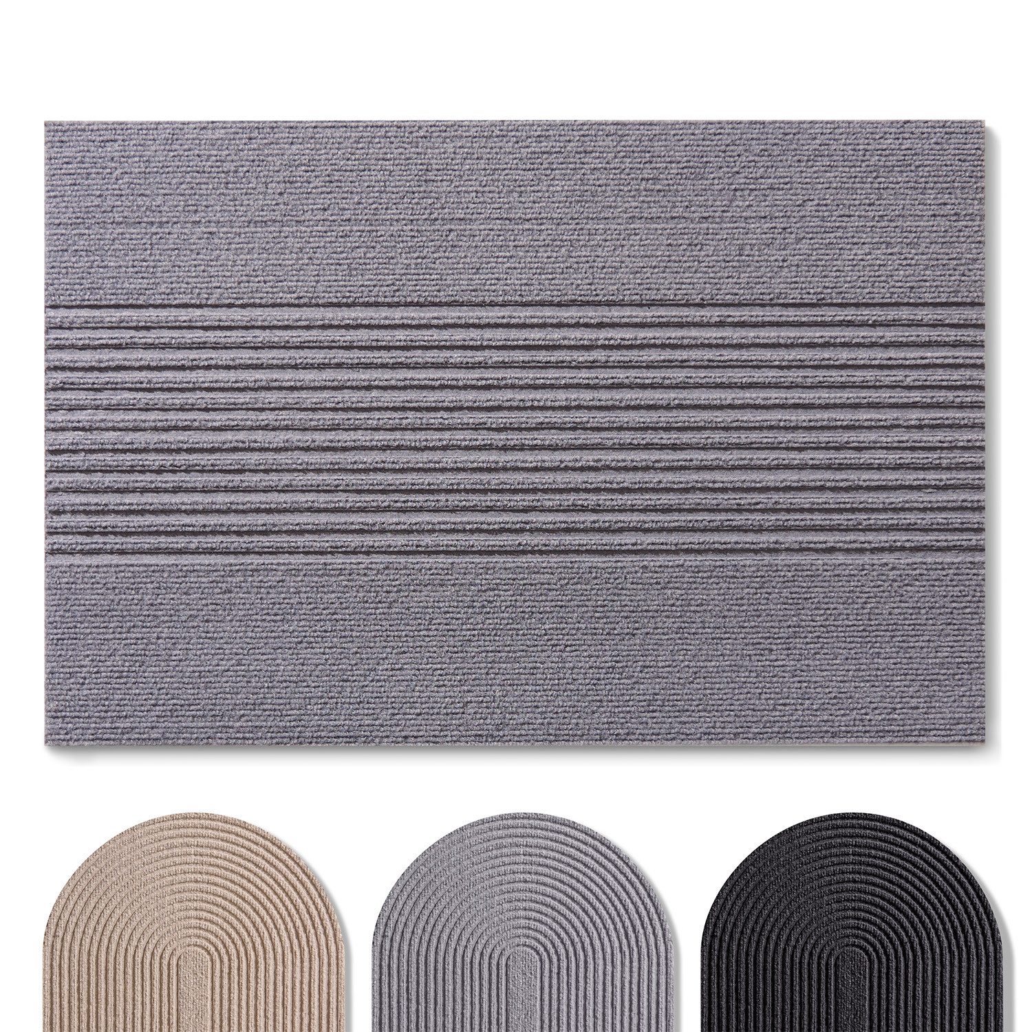 Blumtal Fußmatte rutschfeste Schmutzfangmatte aus langlebigem Polyester, Fu günstig online kaufen