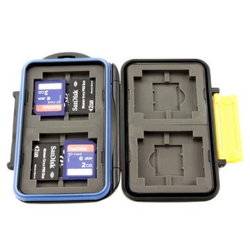 JJC Reinigungs-Set Speicherkarten Schutzbox für CF-, XD-, SD-, MS Pro Duo-Karten (MC-3)