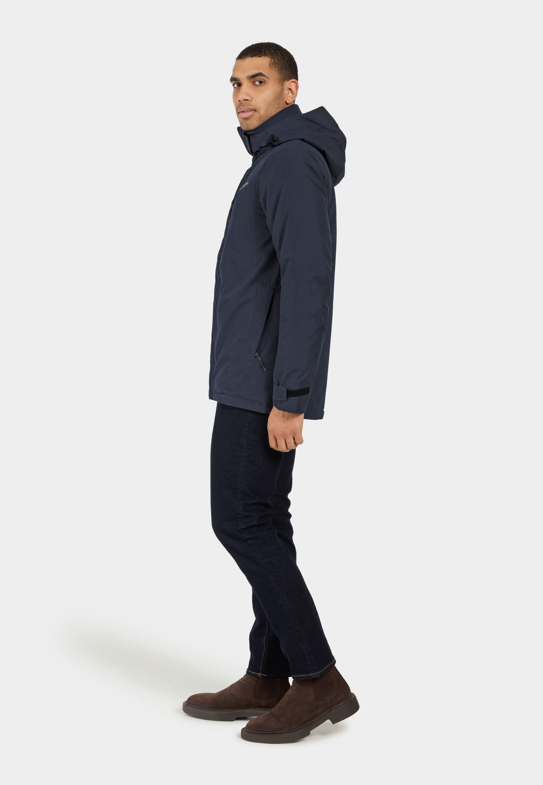 Didriksons Winterjacke Herren Winterparka Wasserdicht STEFAN mit Kapuze mit Taschen