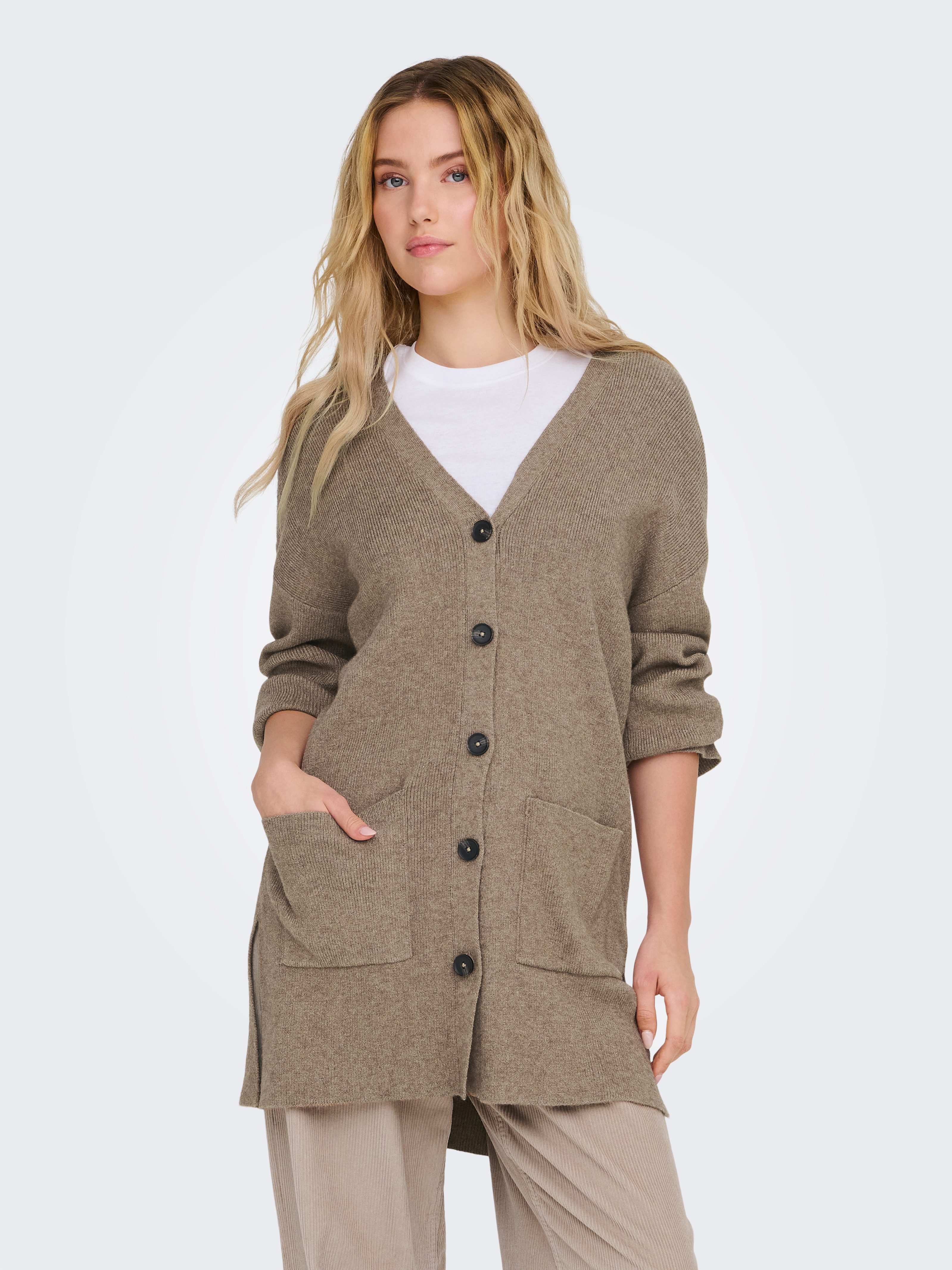 ONLY Strickjacke ONLKATIA LS RIB V günstig online kaufen