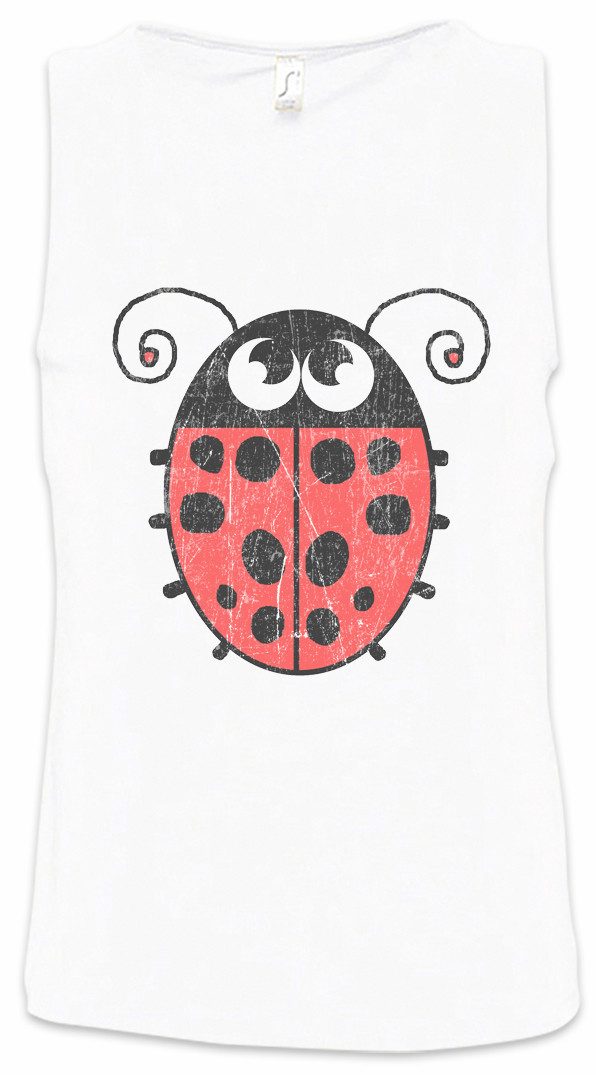 Urban Backwoods Tanktop Ladybug I Ärmelloses T-Shirt Marienkäfer Käfer Beetle Sweet Cute Comic Punkte Points Point Toon