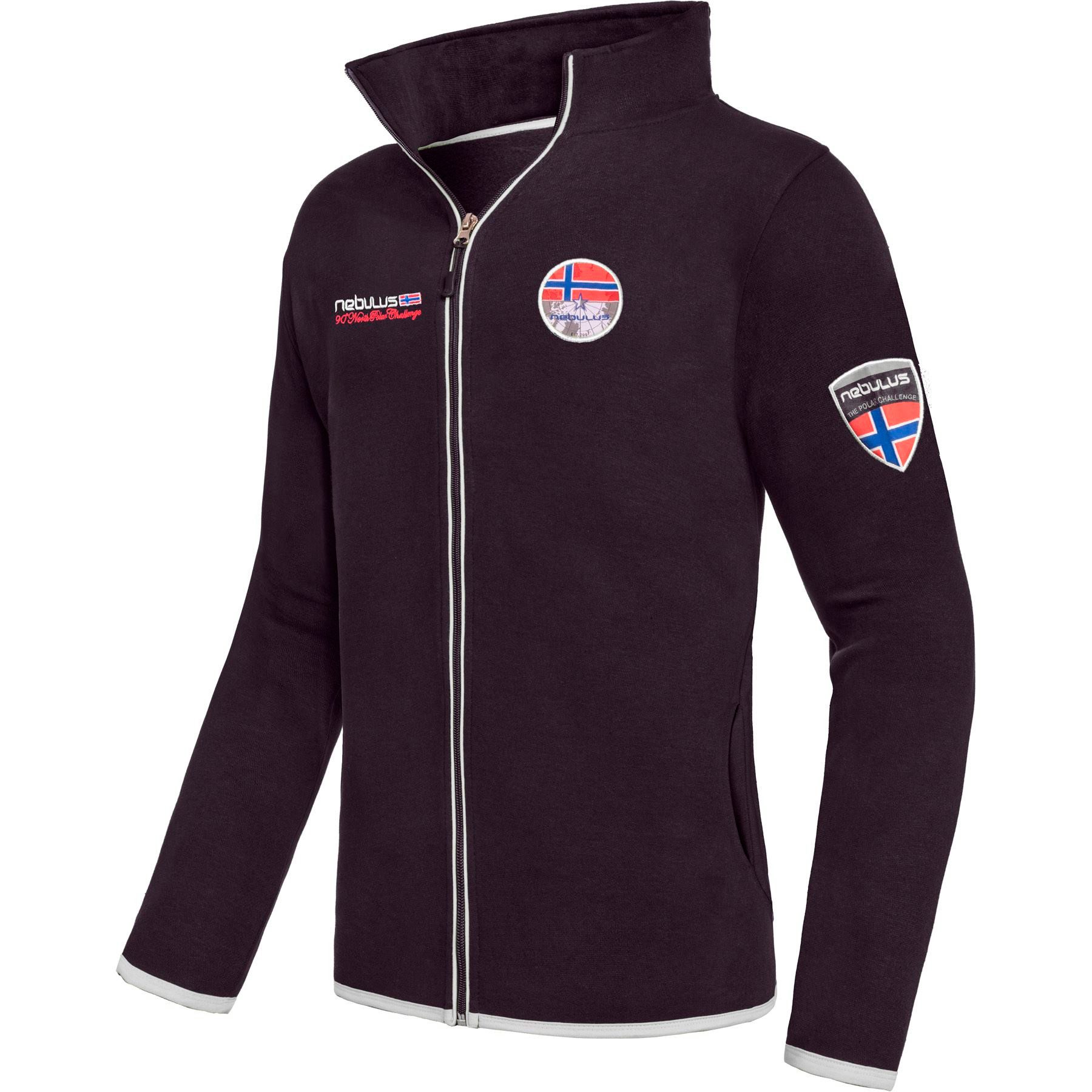Nebulus Sweatjacke NORY, P6543 - Herren, schwarz-grau, XXL