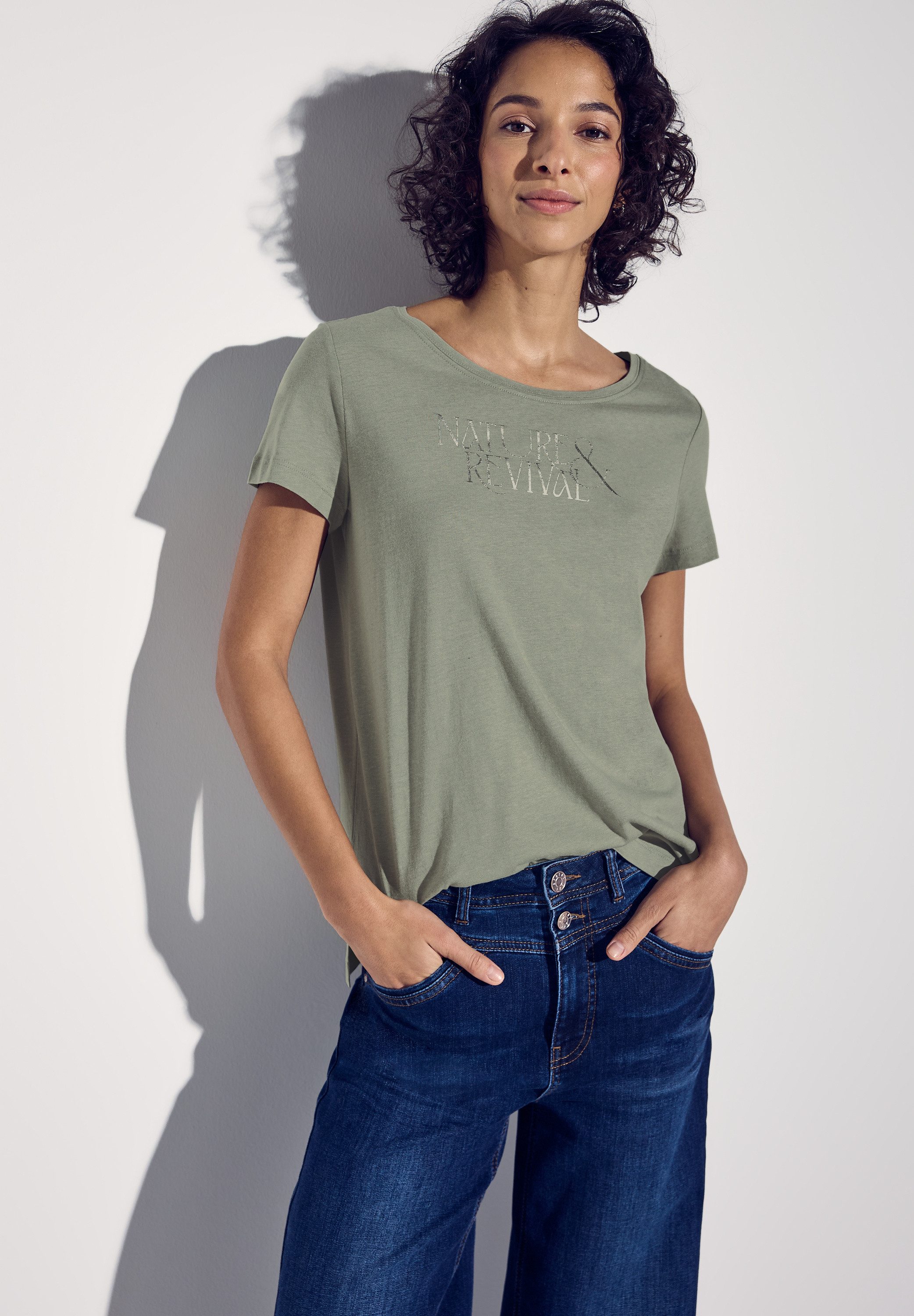 STREET ONE T-Shirt im soften Baumwoll-Mix