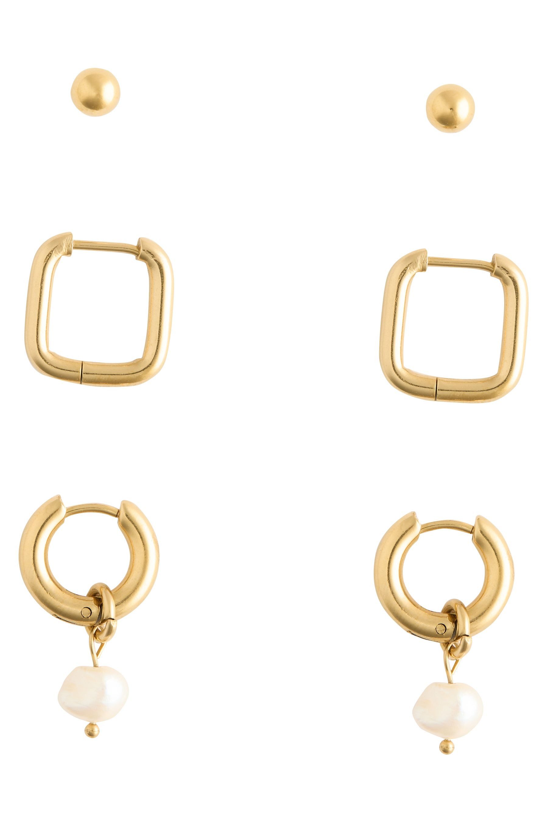 Ohrring-Set Edelstahl-Ohrringe, Packung