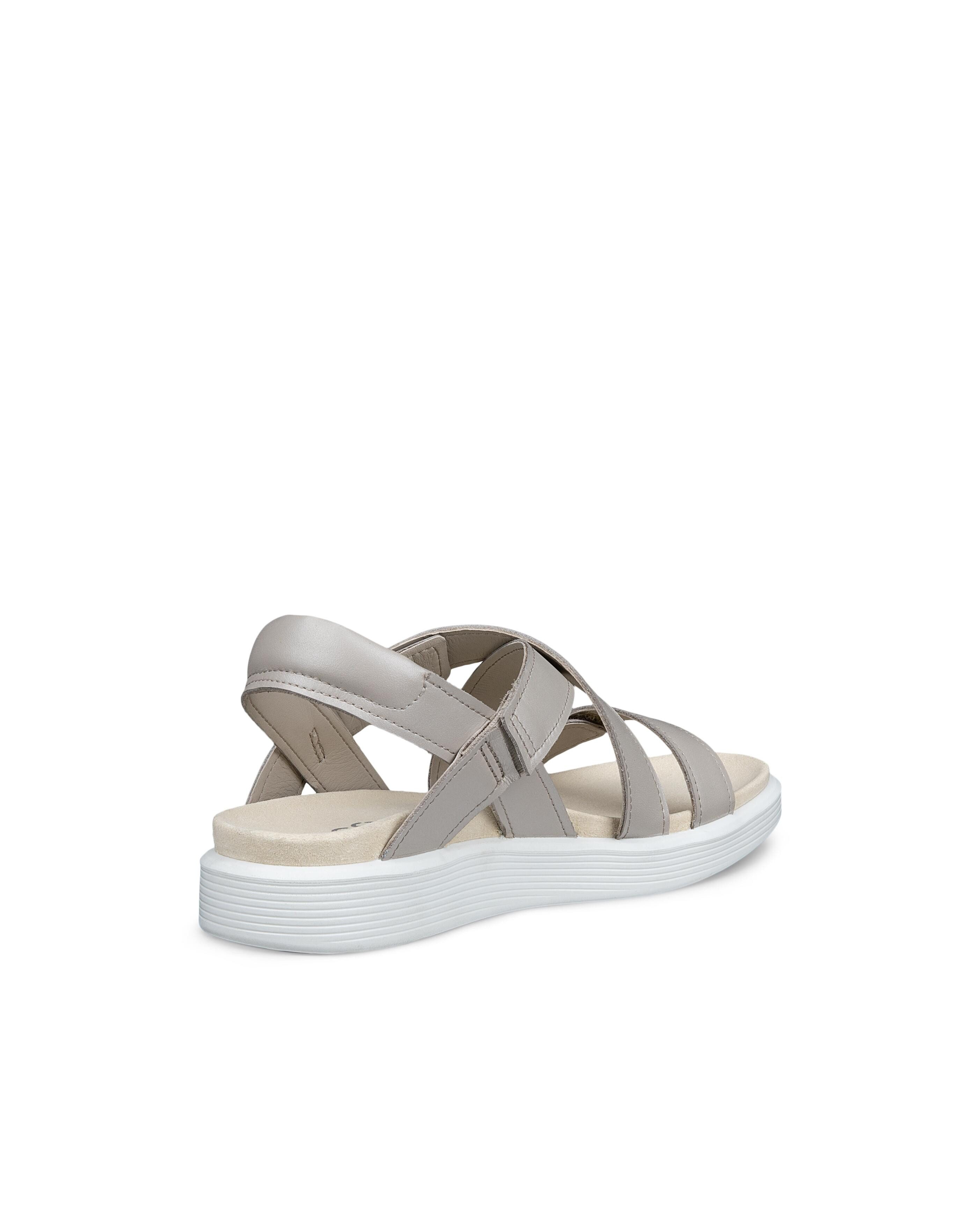 Ecco SOFT SANDAL W CROSS STRAP Sandale Sommerschuh, Riemchensandale mit Klettverschluss