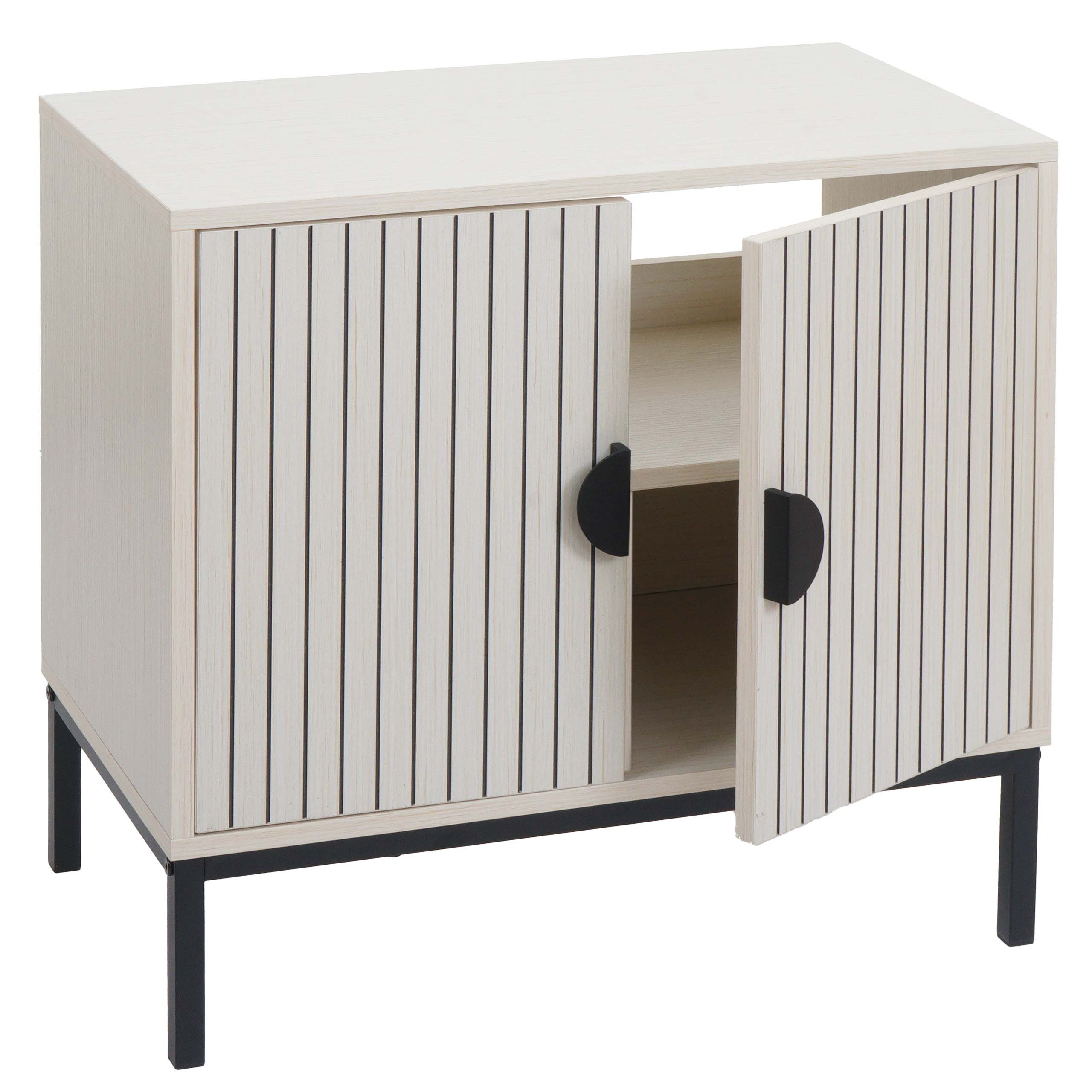 MCW Waschbeckenunterschrank MCW-O42-W Türen schließen mit Soft-Close günstig online kaufen