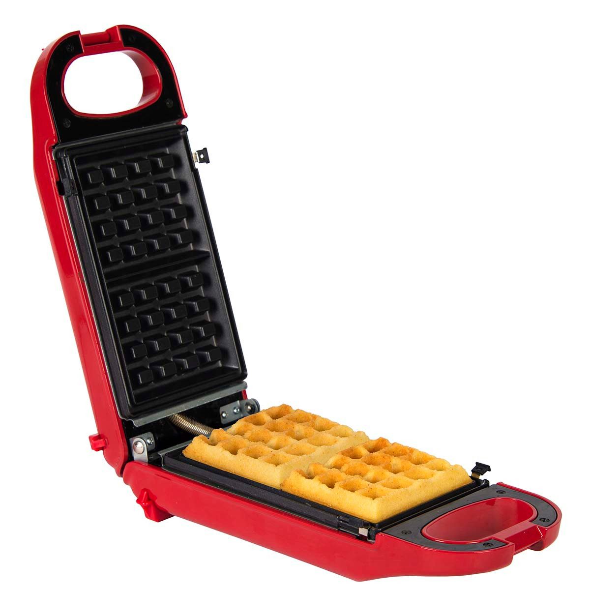 TREBS Waffeleisen 99356, 700 W, Austauschbare Antihaft-Platten, 6 Funktionen, einfaches Backen