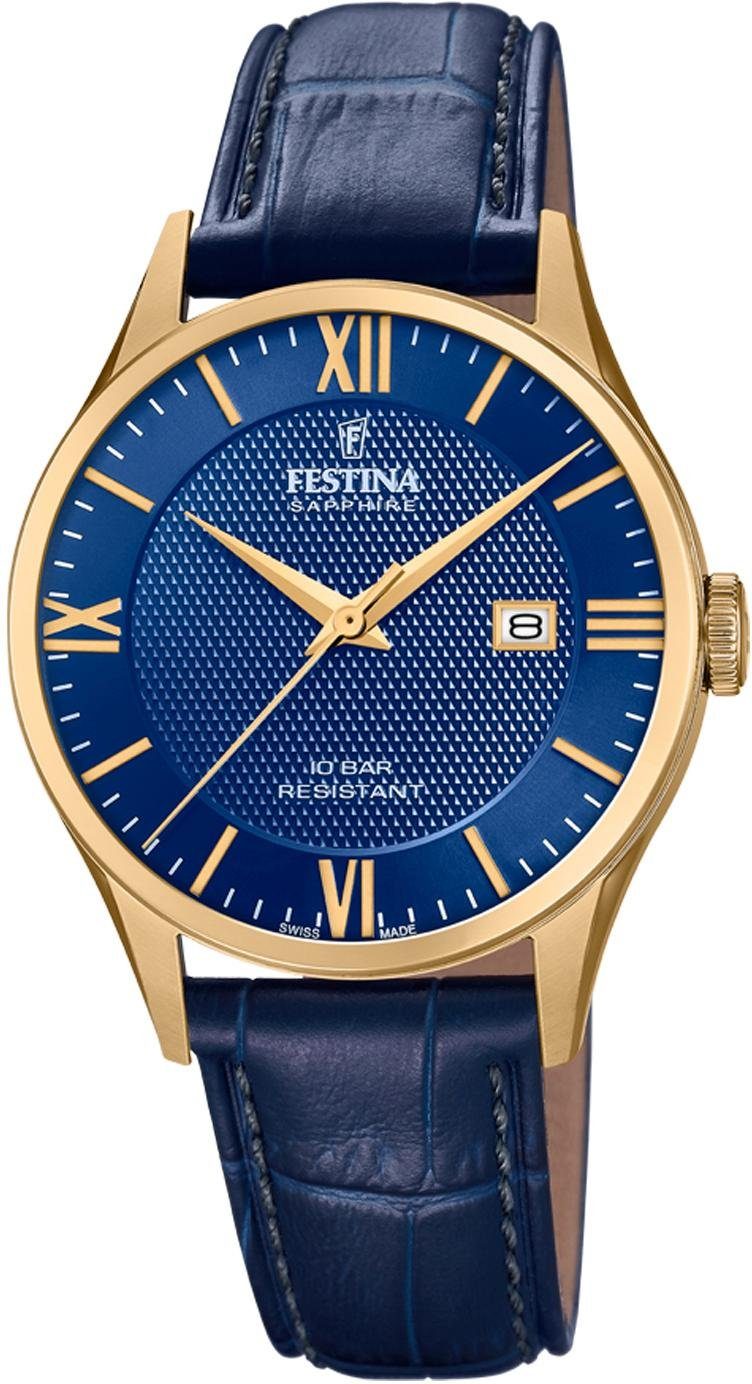 Festina Quarzuhr Swiss Made Collection F20010/3, günstig online kaufen