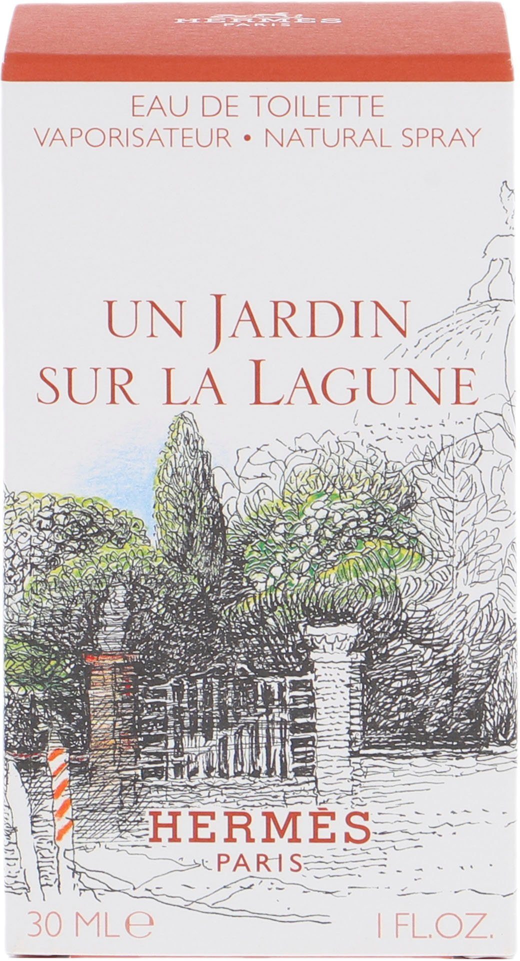 HERMÈS Eau de Toilette Un Jardin Sur La Lagune, Orientalischer Unisex-Duft mit Holz, Lilie und Magnolie.