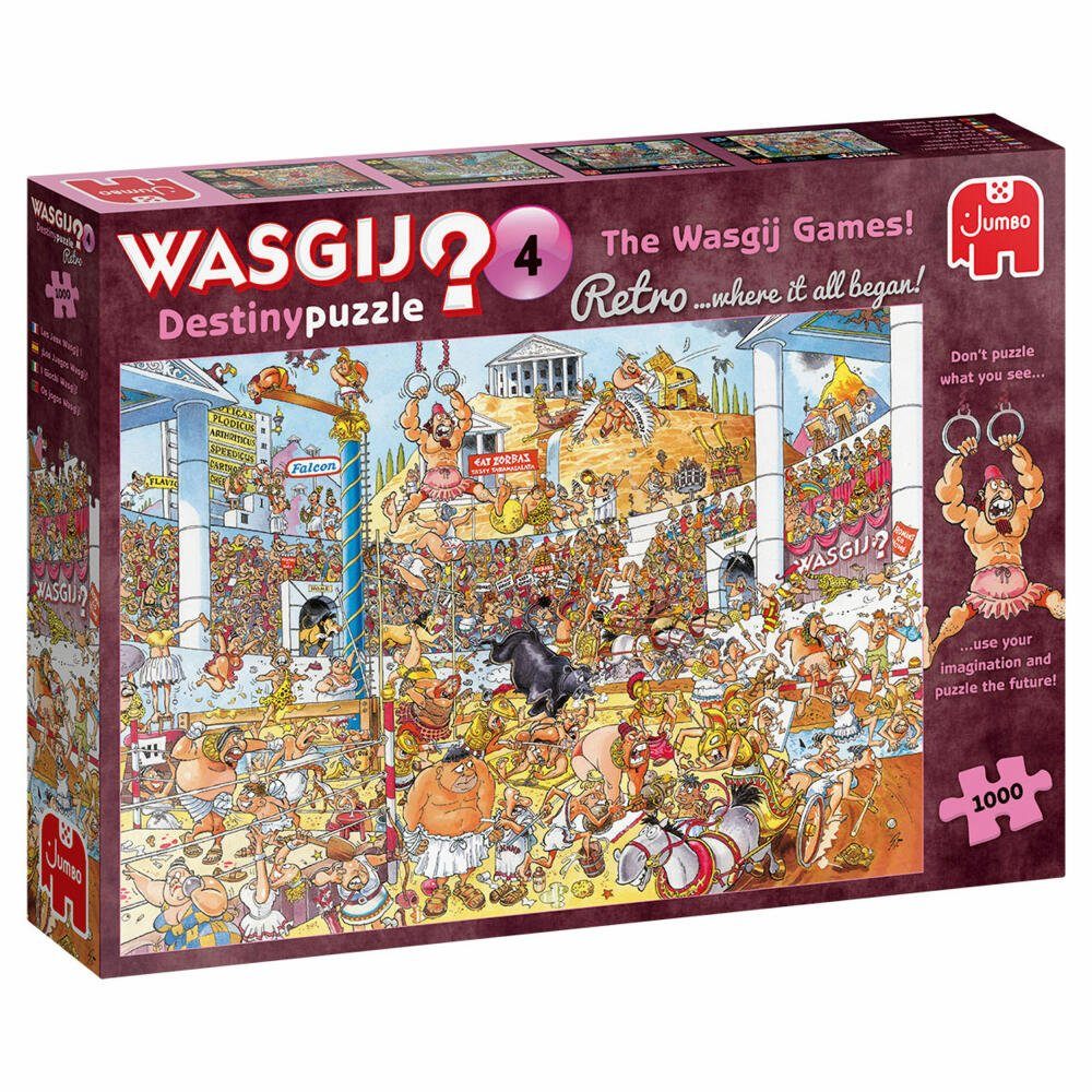 Jumbo Spiele Puzzle Wasgij Retro Destiny 4 Die Wasgij-Spiele!, 1000 Puzzleteile