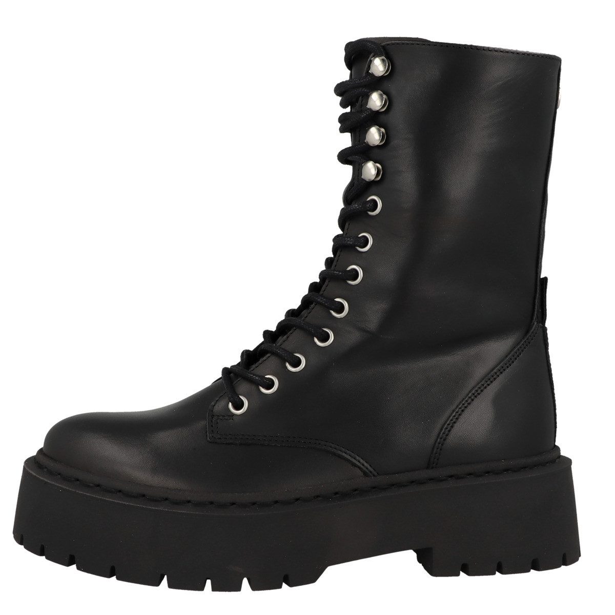 STEVE MADDEN Skywen Damen Schnürboots Stiefeletten, Stiefel, Winterstiefel, Winterboots, Schneestiefel