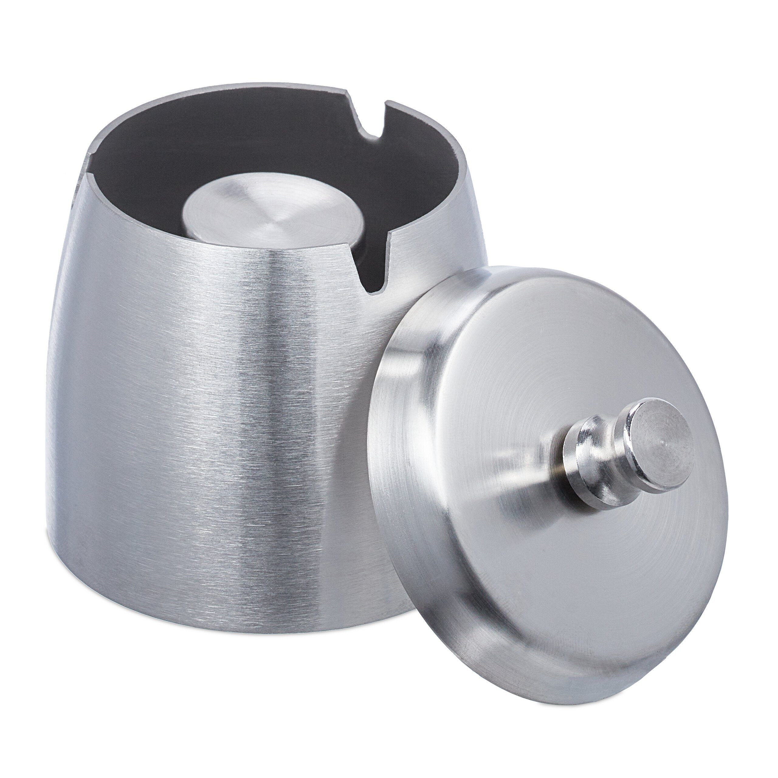 Aschenbecher mit Deckel für drauße