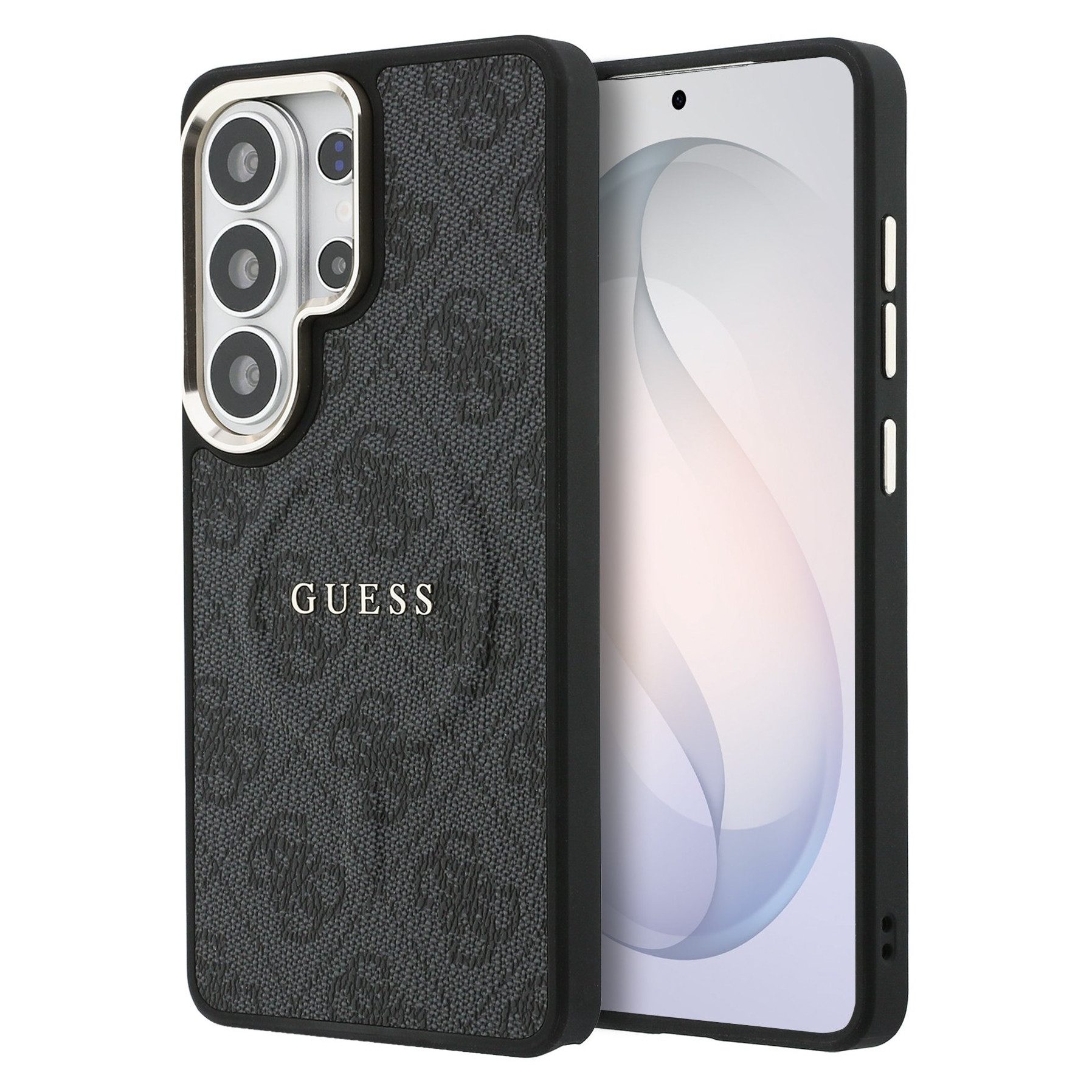 Guess Backcover Guess 4G Leather Back Cover mit MagSafe Samsung Galaxy S26 Ultra - Gol