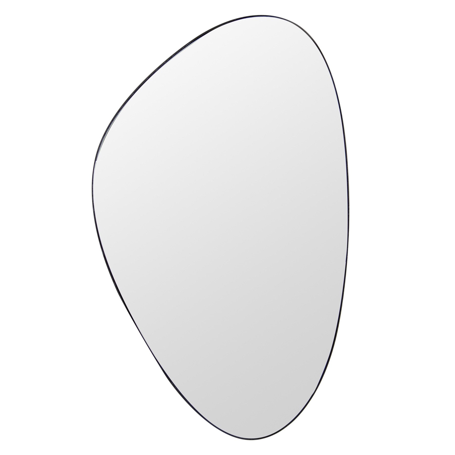 riess-ambiente Wandspiegel NOEMI 90cm schwarz · asymmetrischer Spiegel mit günstig online kaufen