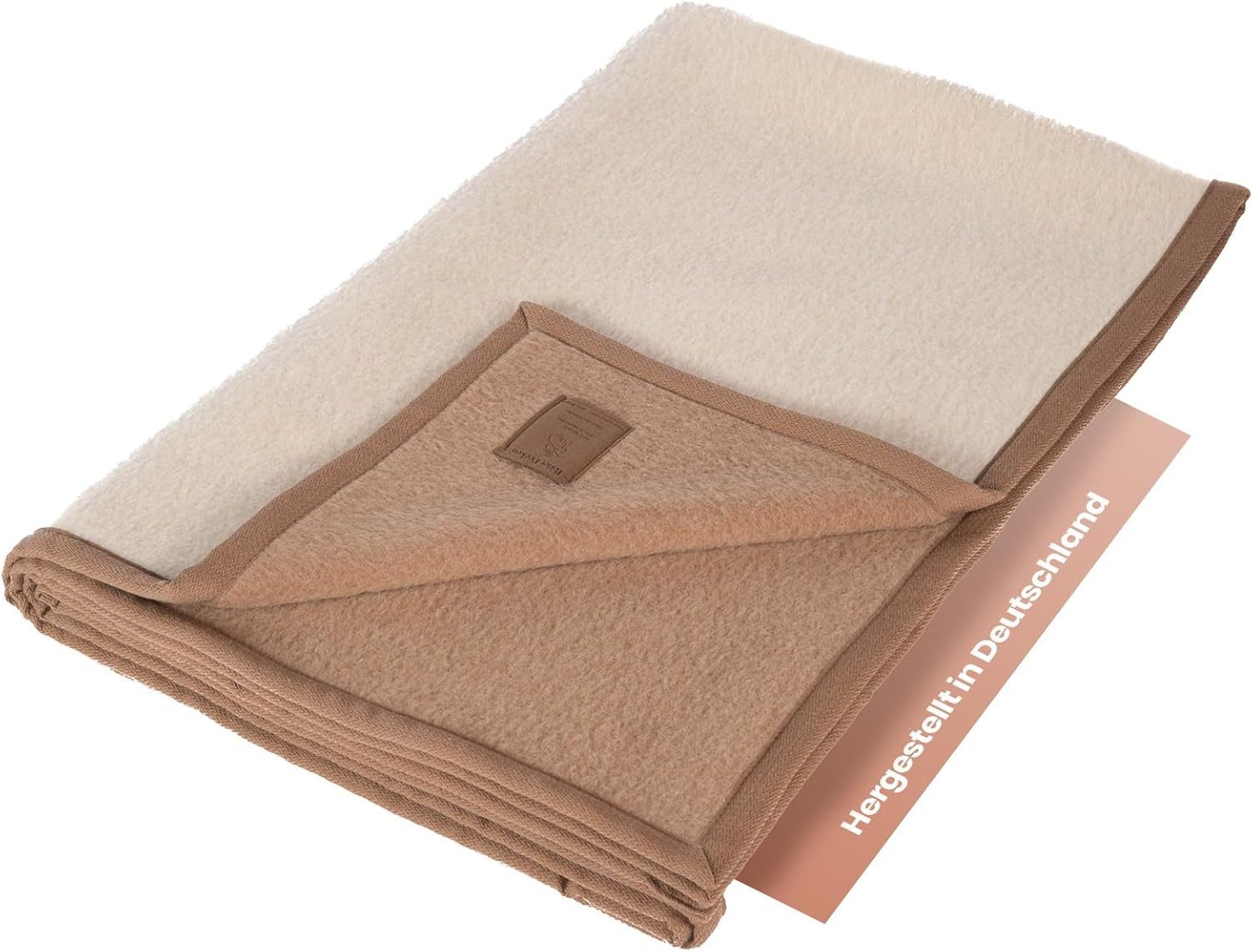 Wohndecke Kuschelige Alpakadecke Arequipa aus einem Alpaka- & Schurwoll Mix, Ritter Decken, Wolldecke, Kuscheldecke, 50% Alpaka, 50% Schurwolle, weitere Größen