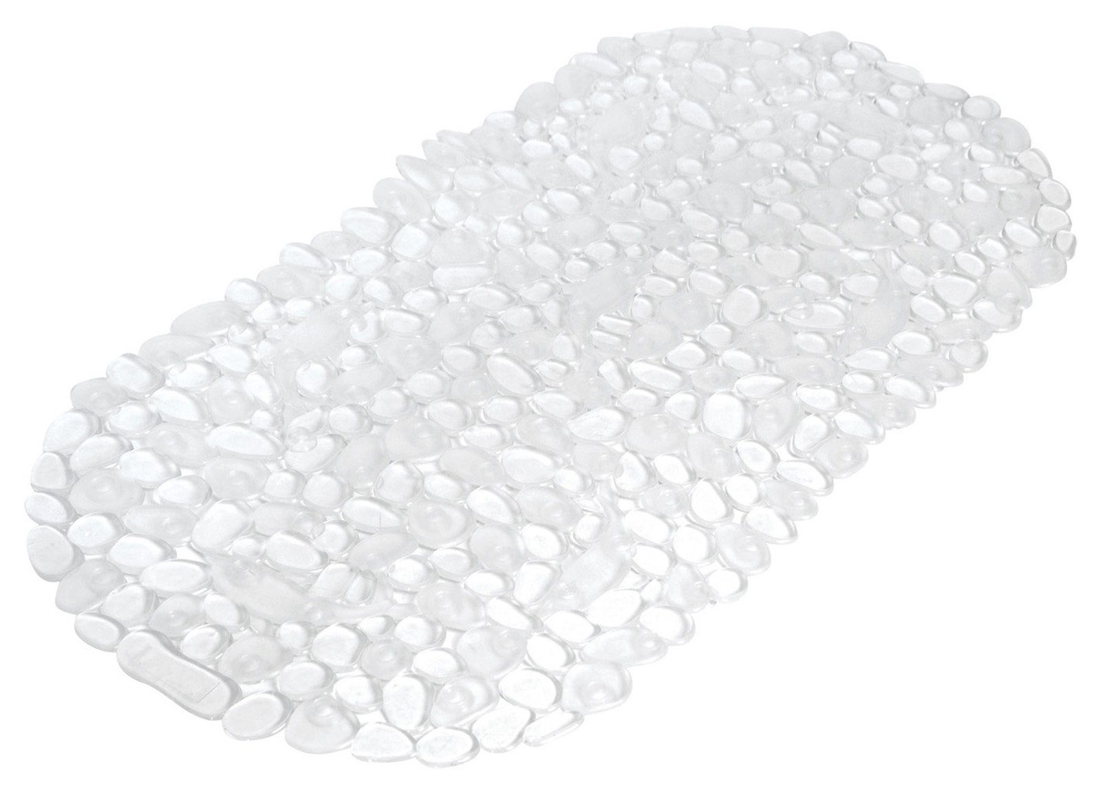 One Home Badematte Steinoptik, mit Saugnäpfen, PVC, abgerundetes Rechteck, rutschhemmender Rücken