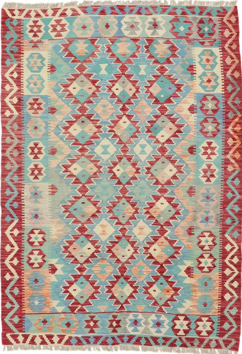 Orientteppich, 123x172 3 Trading, Moderner Orientteppich Nain Handgewebter Heritage Höhe: rechteckig, Kelim Afghan mm