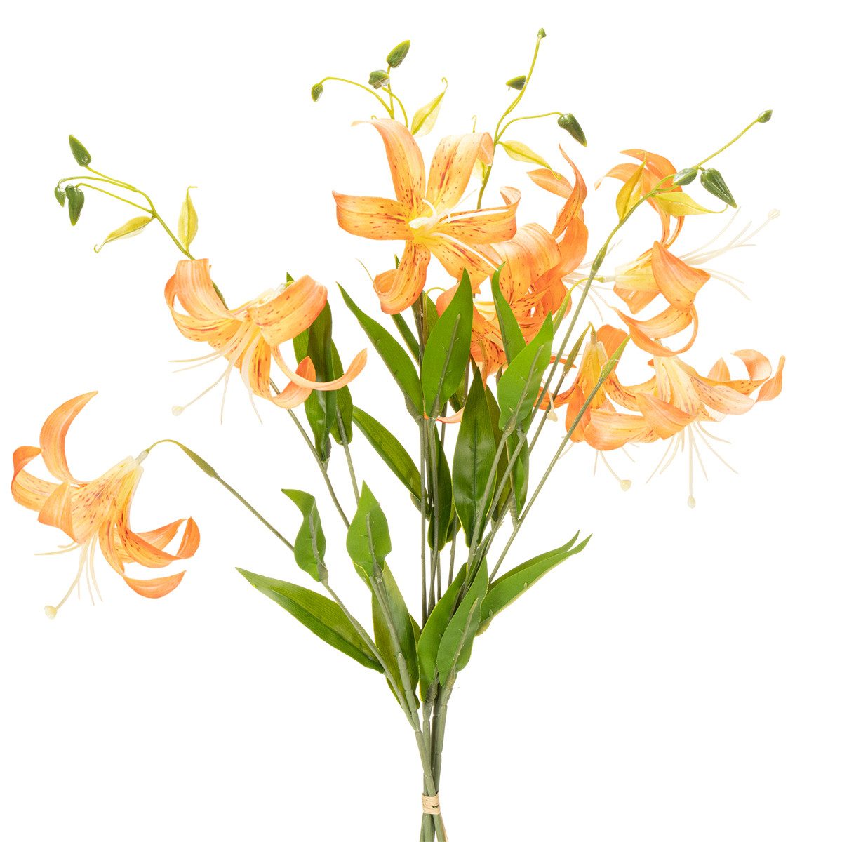 Kunstblume Elegante Kunstblumen Lilien für Hochzeitsdekoration und, 4 Stück, Florists Products, Höhe 77 cm