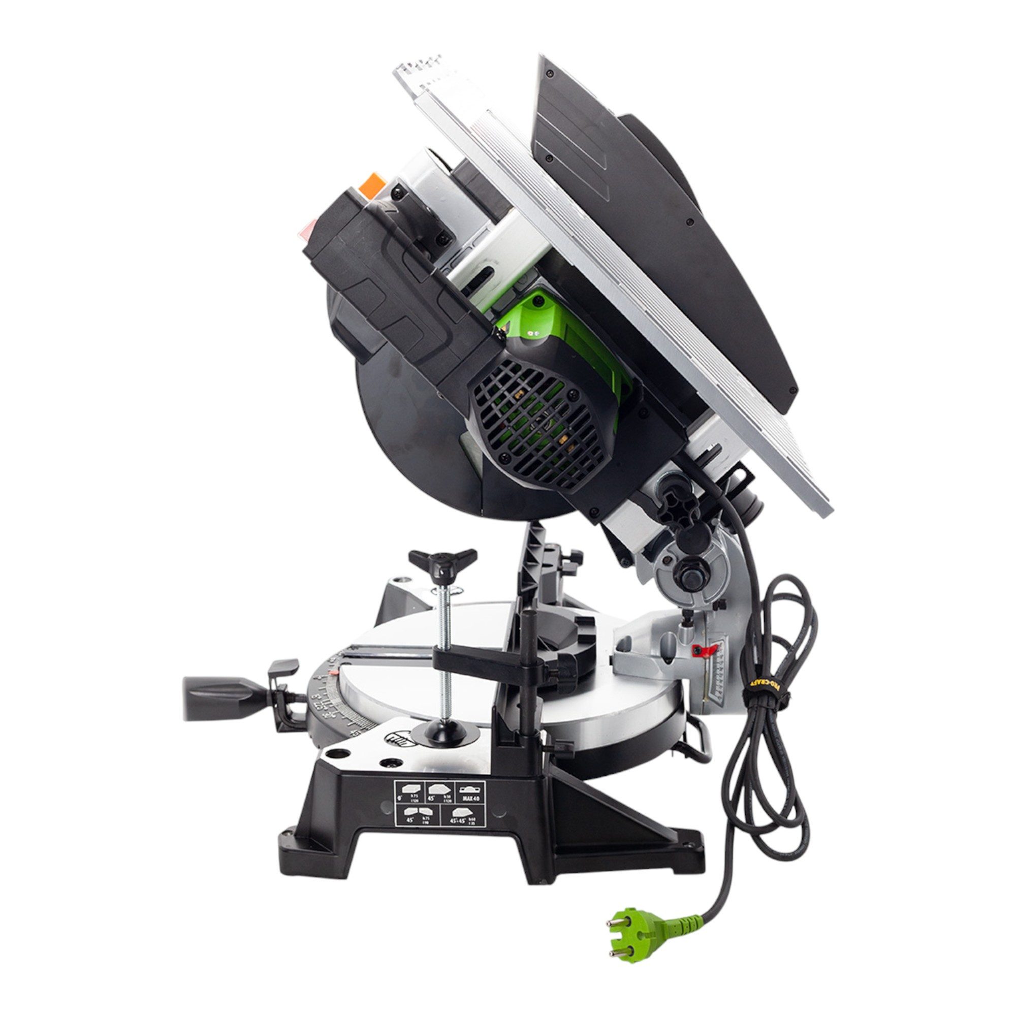 PRO CRAFT Kapp- und Gehrungssäge CMS25 Kapp- und Tischsäge 1800 Watt 250 mm + Sägeblatt