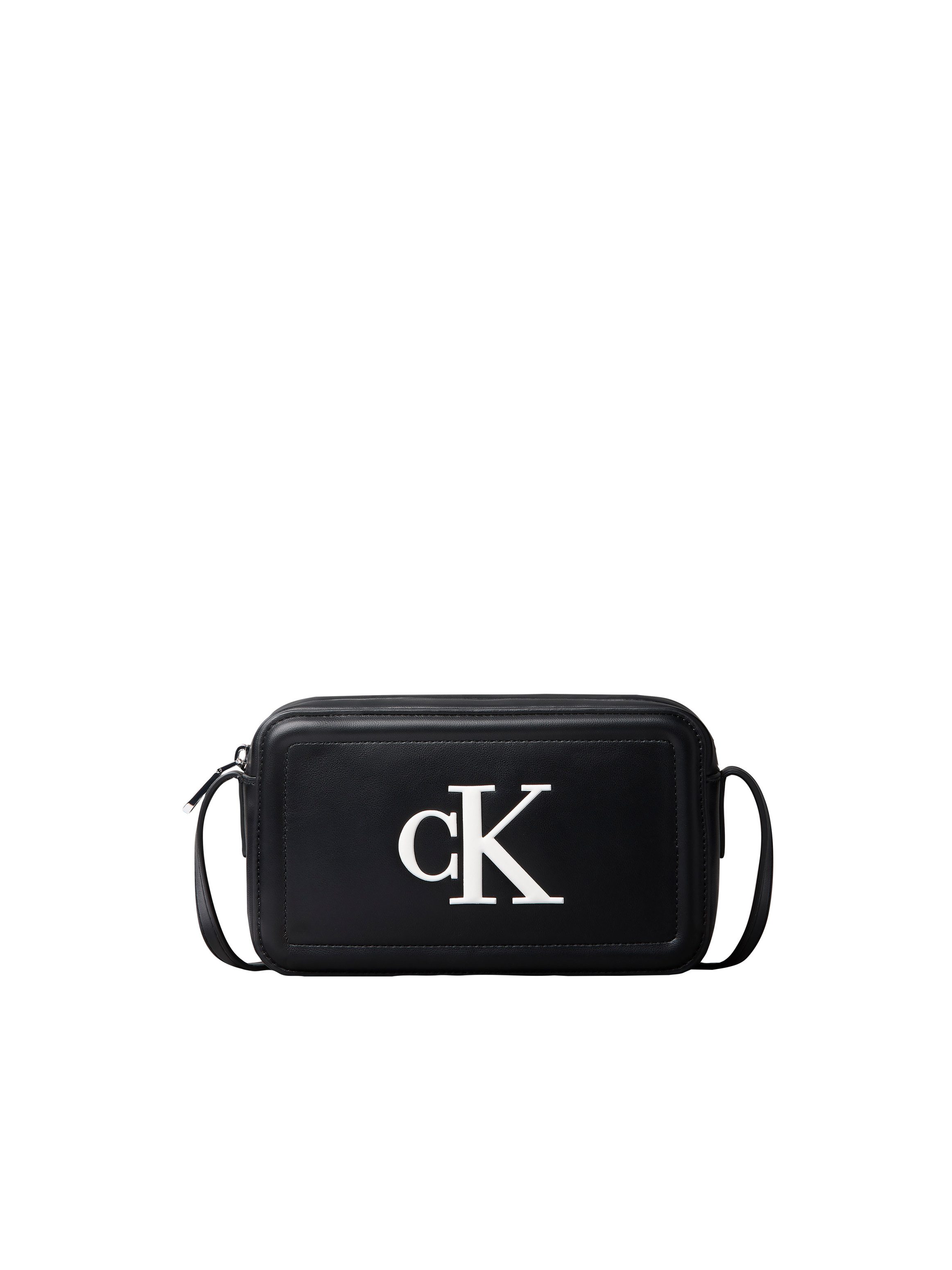 Calvin Klein Mini Bag BOLD CK CAMERA BAG, kleine Damen-Umhängetasche, Schultertasche, Kamerabag mit CK-Logo