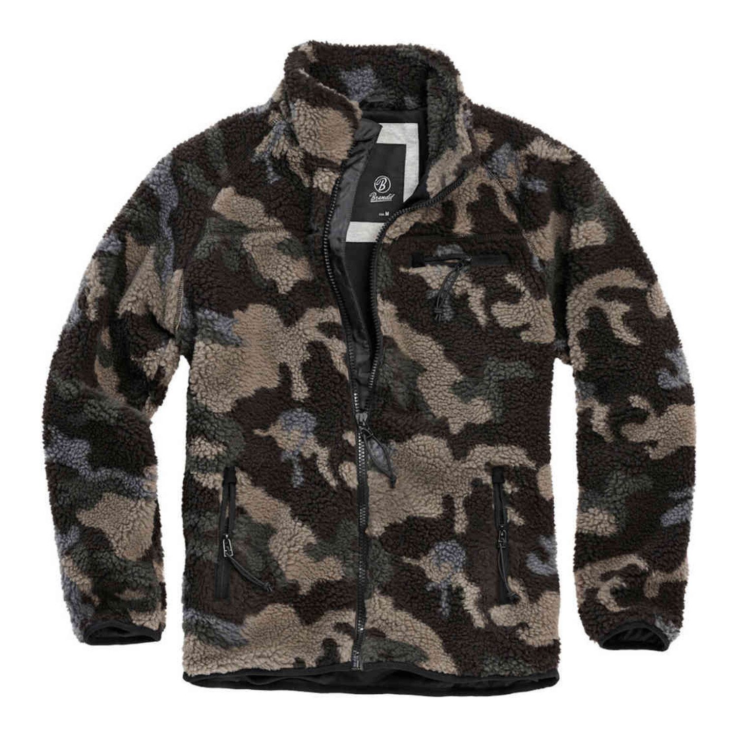 Brandit Motorradjacke Teddyfleece Jacke Atmungsaktiv reißverschluss günstig online kaufen