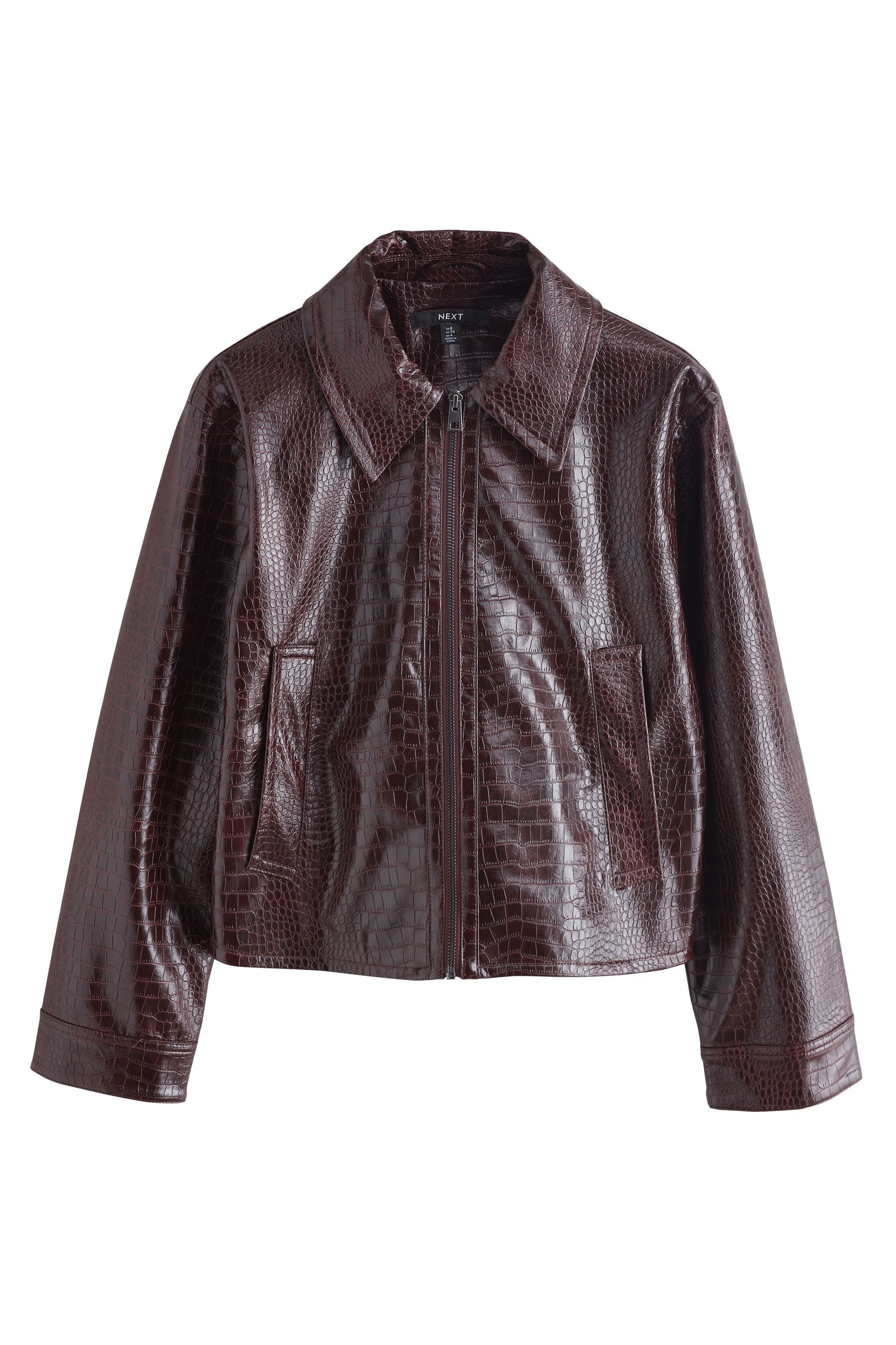 Next Lederjacke Kunstlederjacke (1-St)