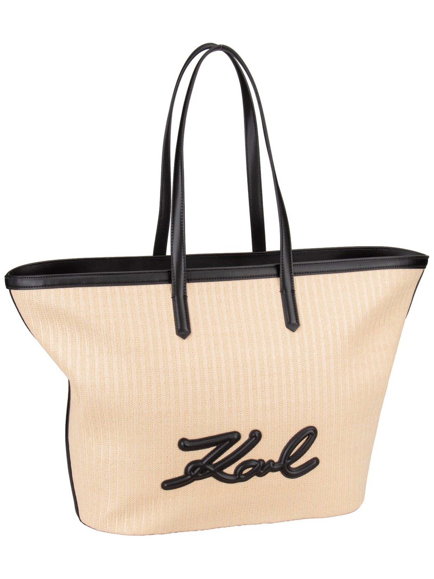 KARL LAGERFELD Shopper K/Signature Raffia MD Tote