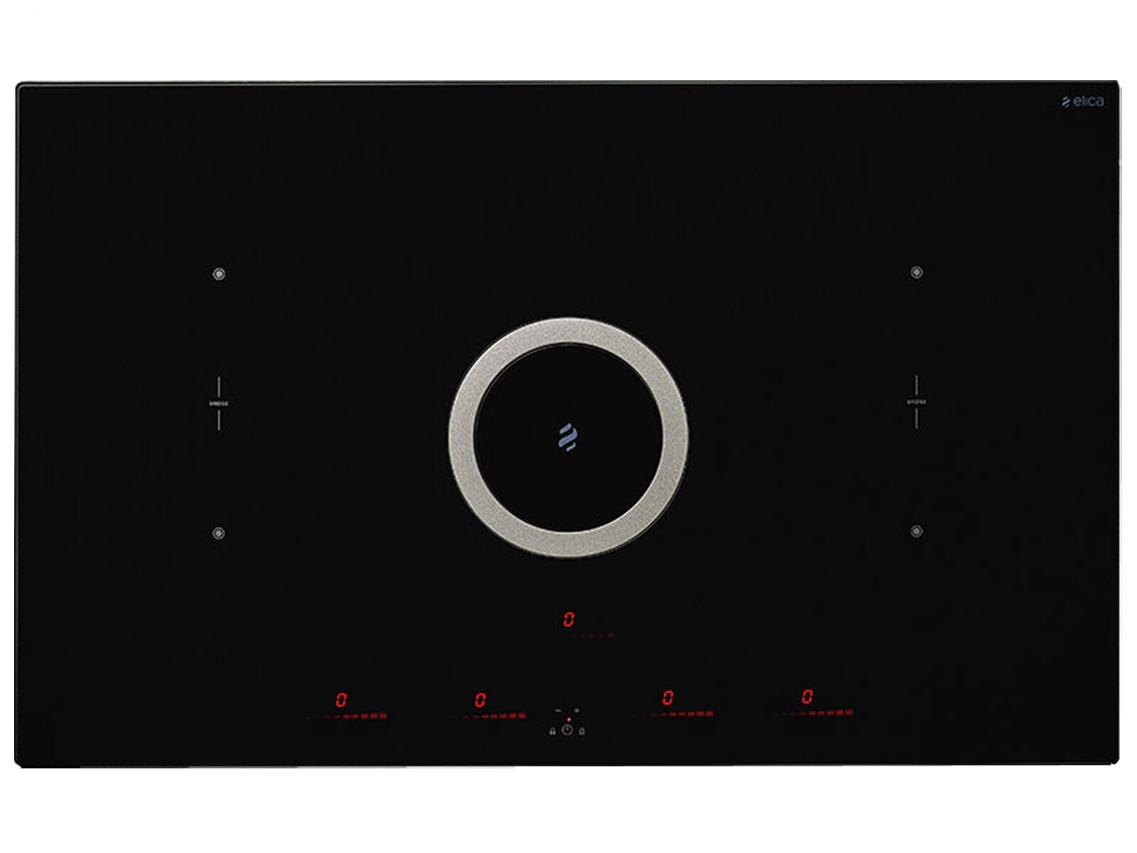 Elica Kochfeld mit Dunstabzug PRF0146212A, Timer, TouchControl-Bedienung