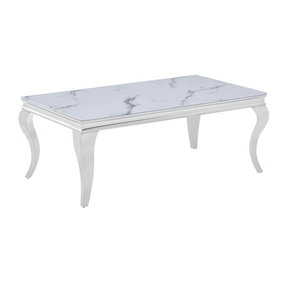 HOOZ Couchtisch Couchtisch 115x65cm Chrom & günstig online kaufen