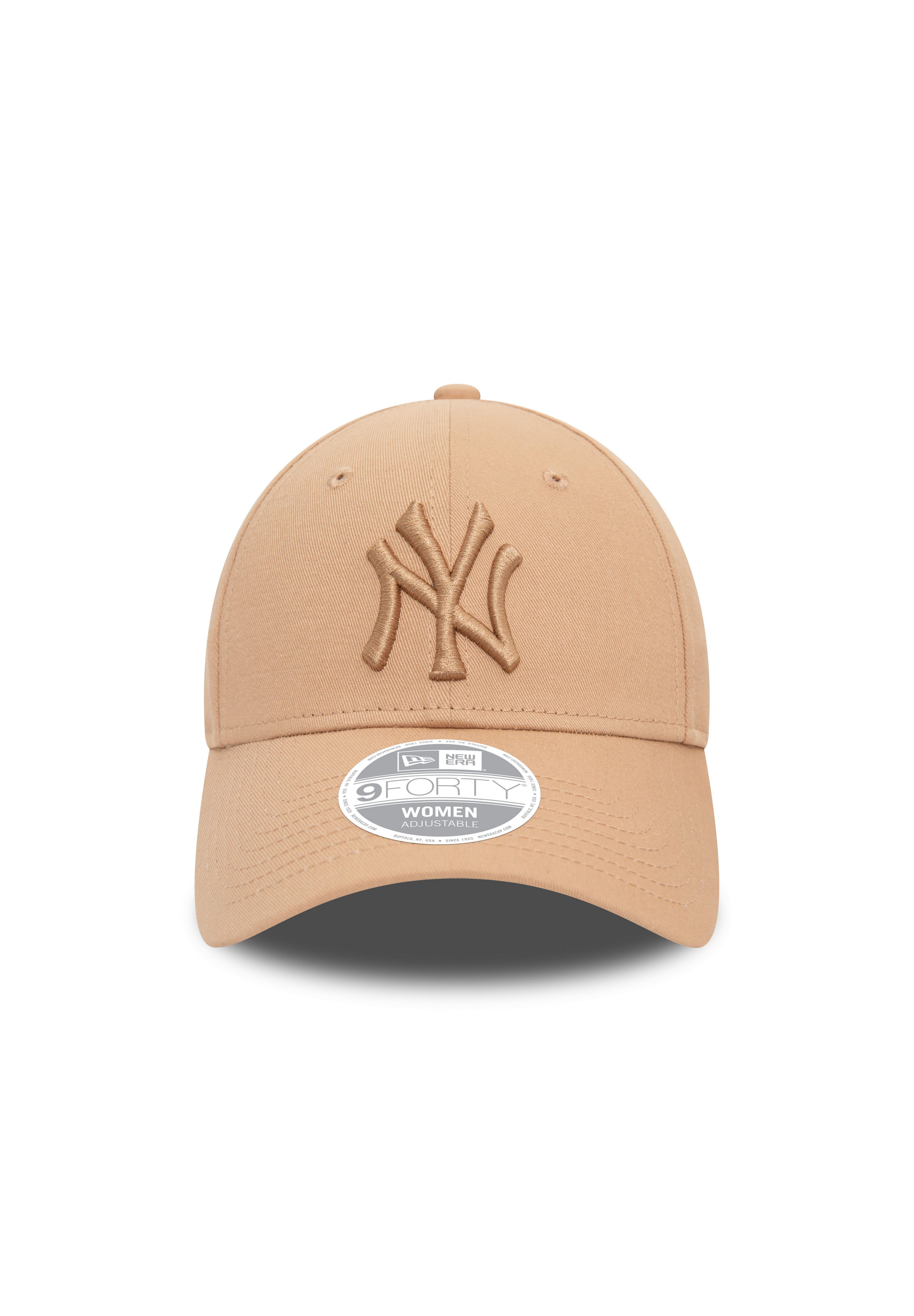 New Era Baseball Cap New York Yankees MLB League Essential Tonal Beige 9Forty Verstellbare (1-St)