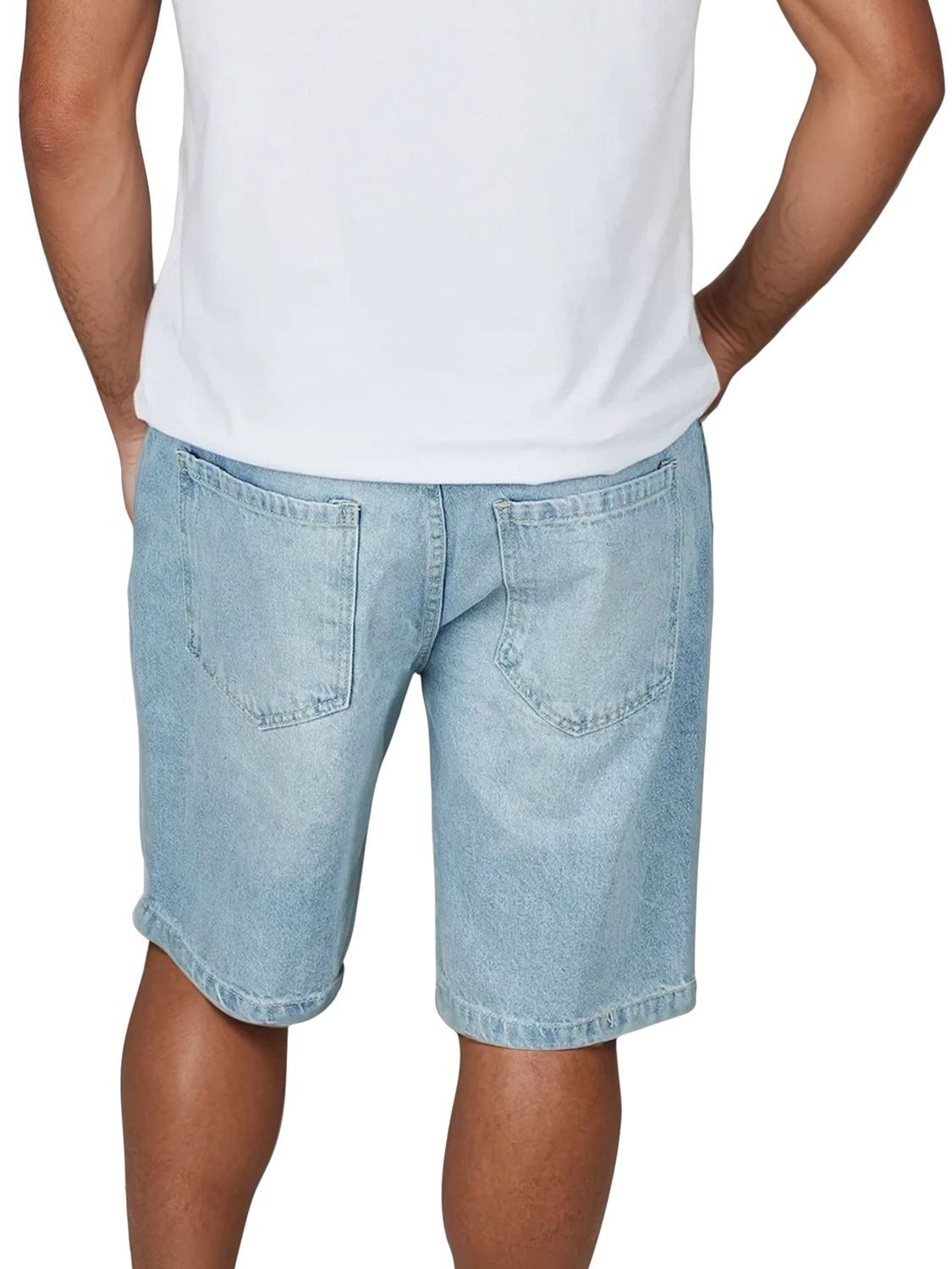 riverso Jeansshorts Herren Shorts RIVAshton Loose Fit Bermudashorts aus 100% Baumwolle