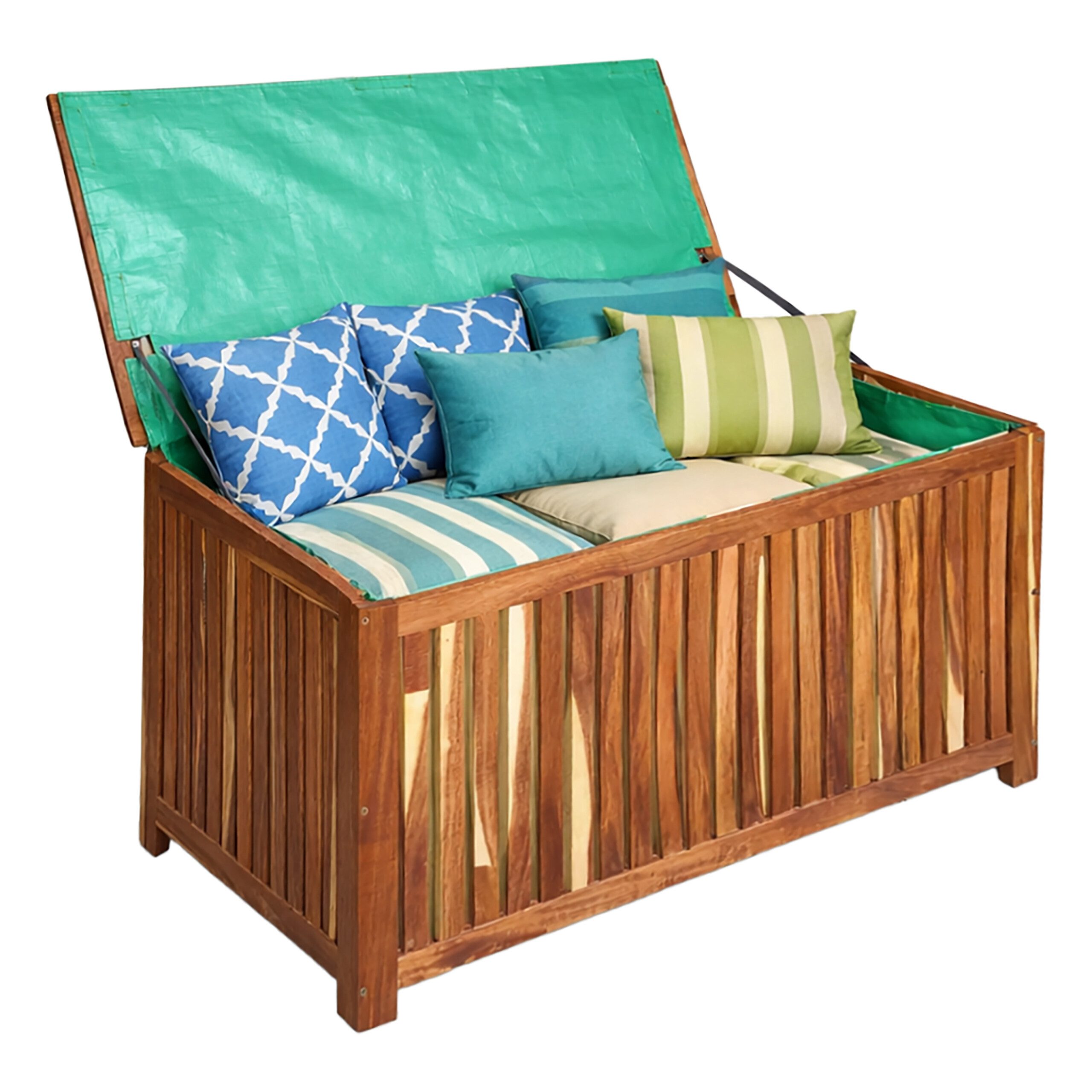 relaxdays Gartenbox Akazienholz (1 St), M