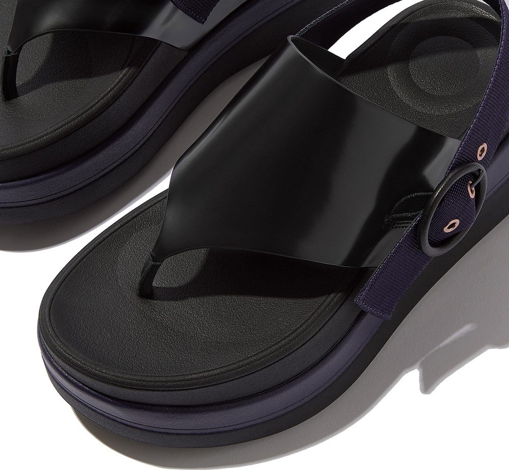 Fitflop F-Mode X Roksanda Leather/Webbing Sandals Sandale – Bild 5 von 5